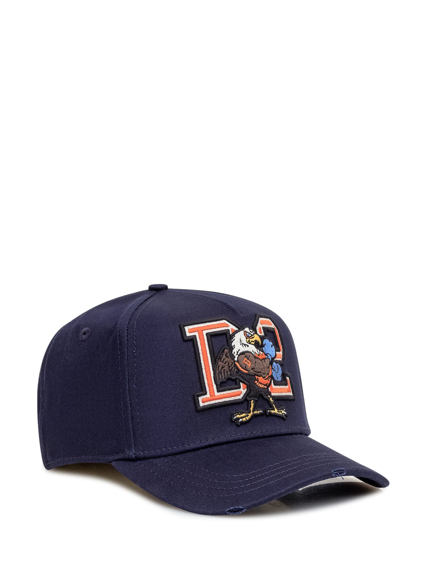 Shop Dsquared2 Baseball Cap In Navy