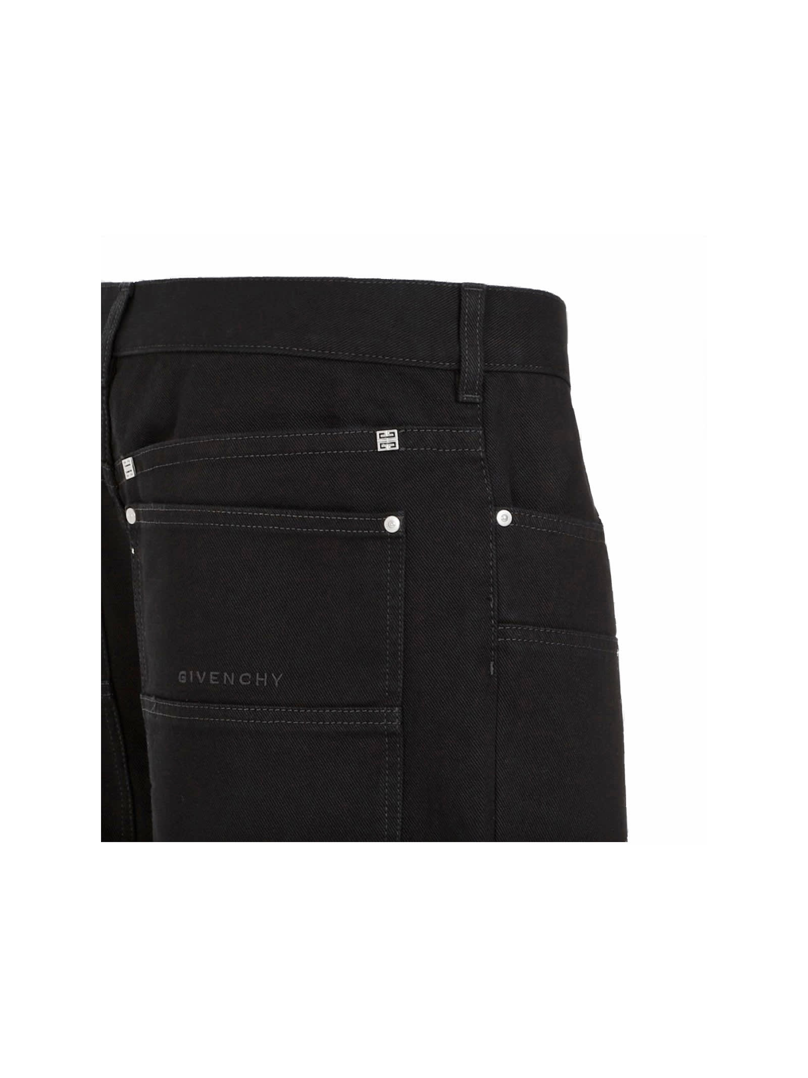 Shop Givenchy Jeans Carpenter Black