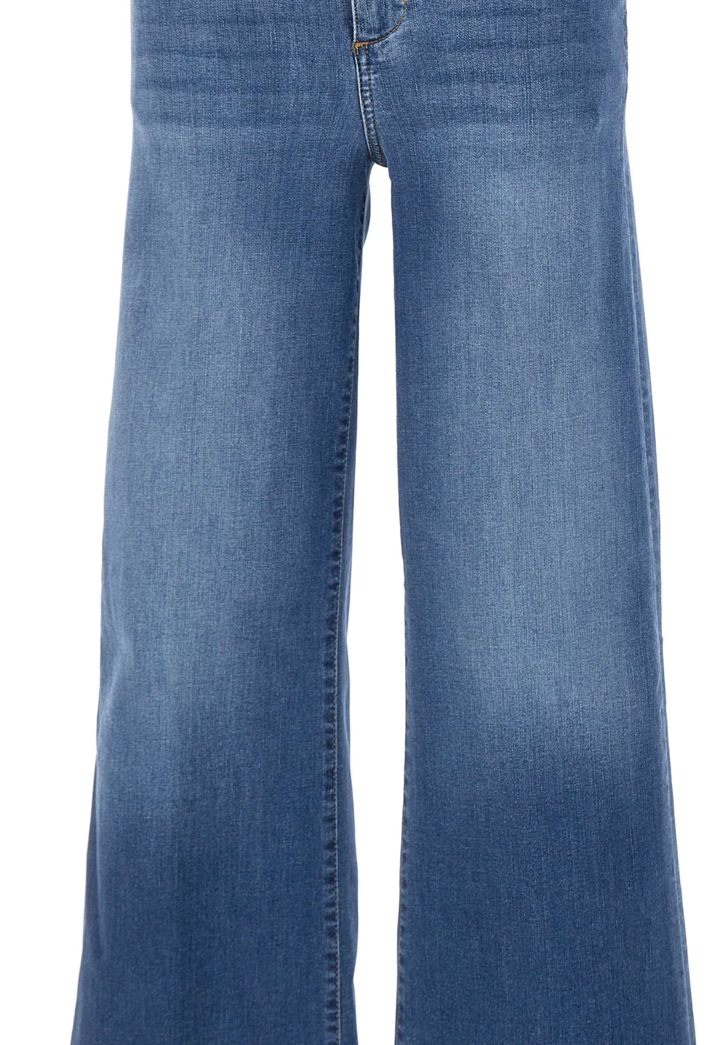 Shop Liu •jo Flare Jeans In Blue