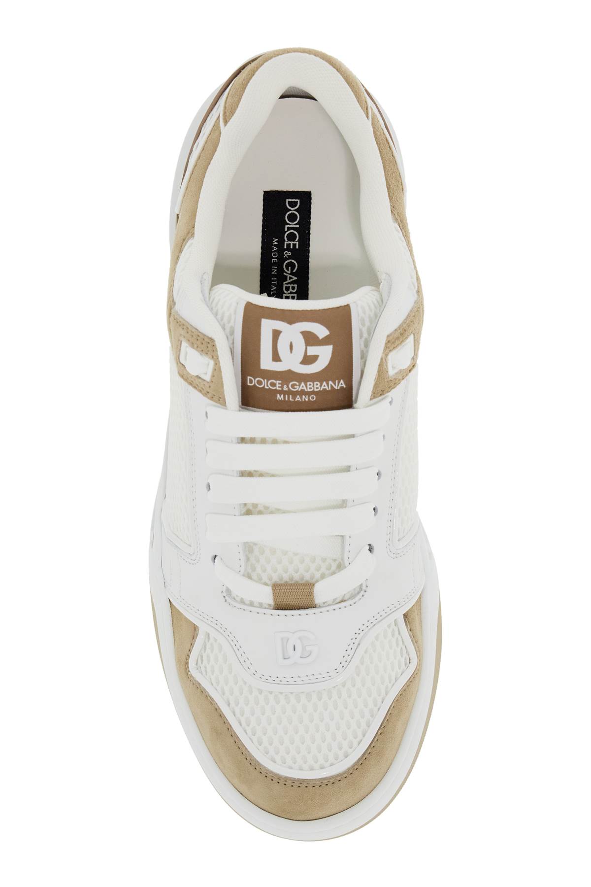 Shop Dolce & Gabbana New Roma Sneakers In Multicolor 2 (white)