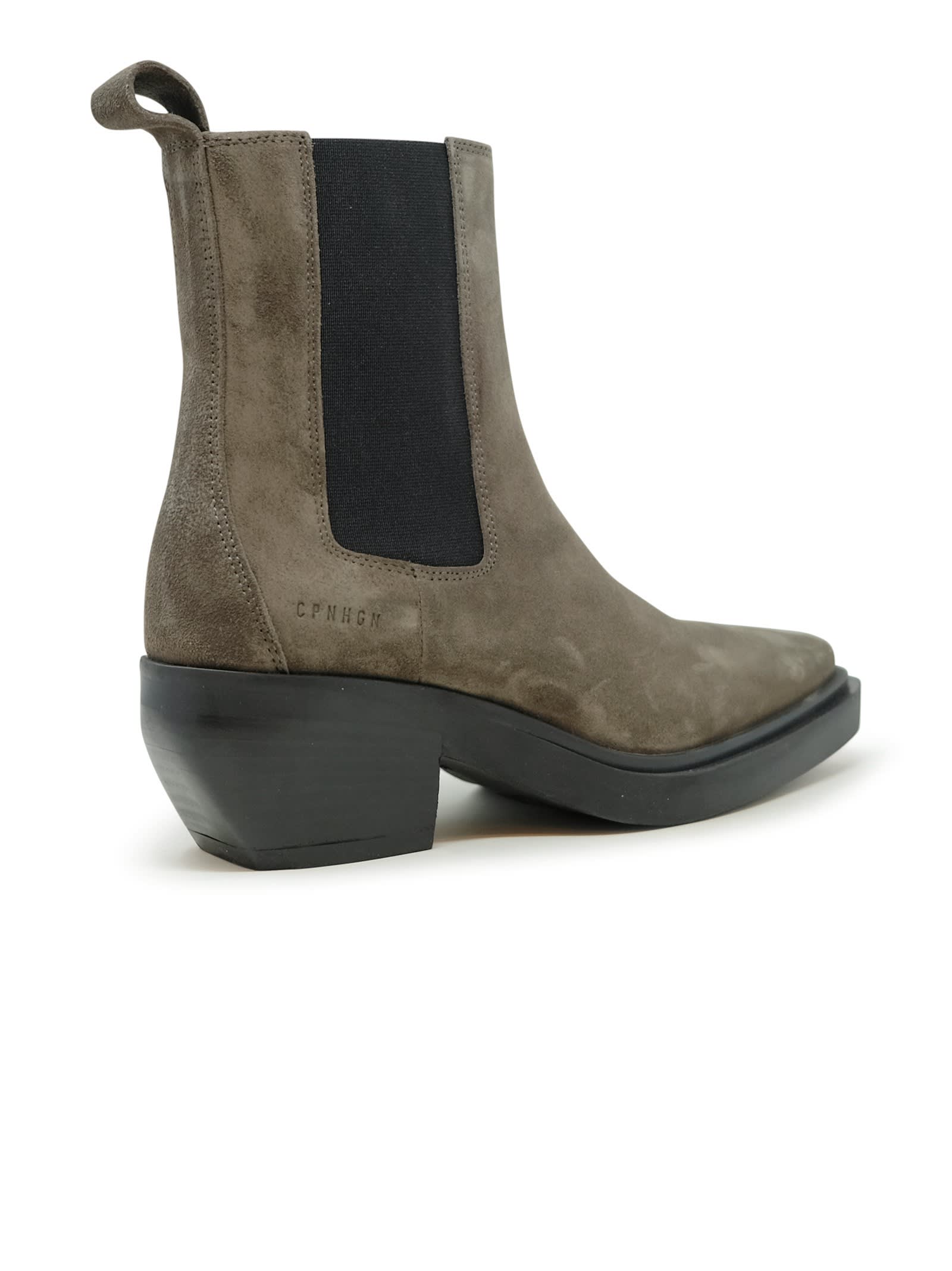 Shop Copenhagen Facph236 Grey Suede Ankle Boots