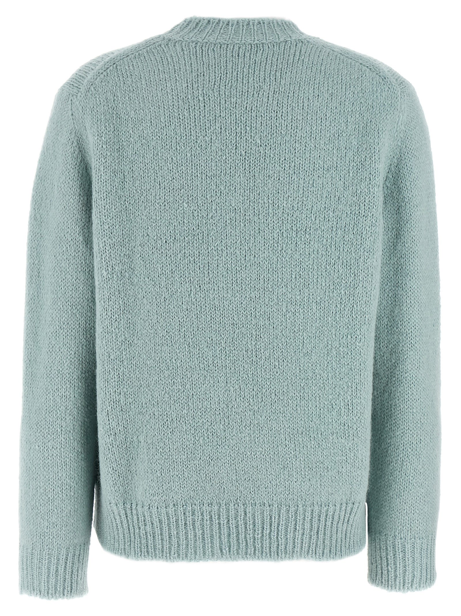 Jil Sander Crewneck Sweater Sweaters And Cardigans Light Blue In Blue