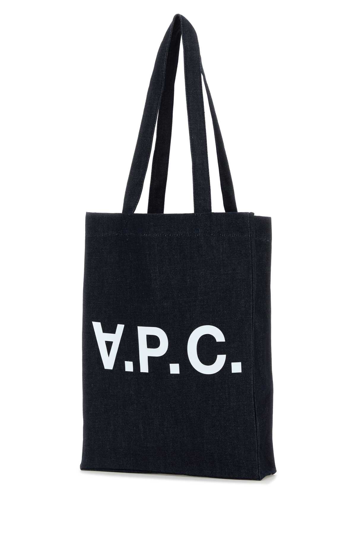 Apc Denim Laure Shopping Bag In Blue