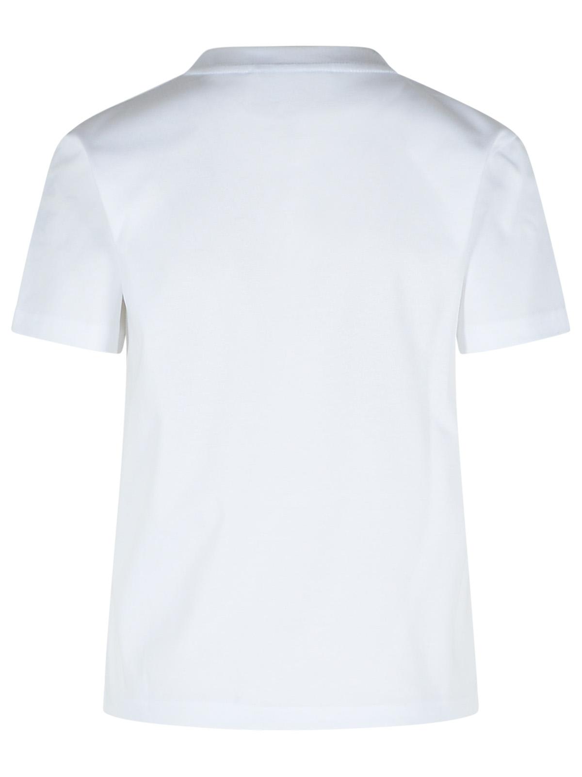 Lanvin White Cotton T-shirt In White