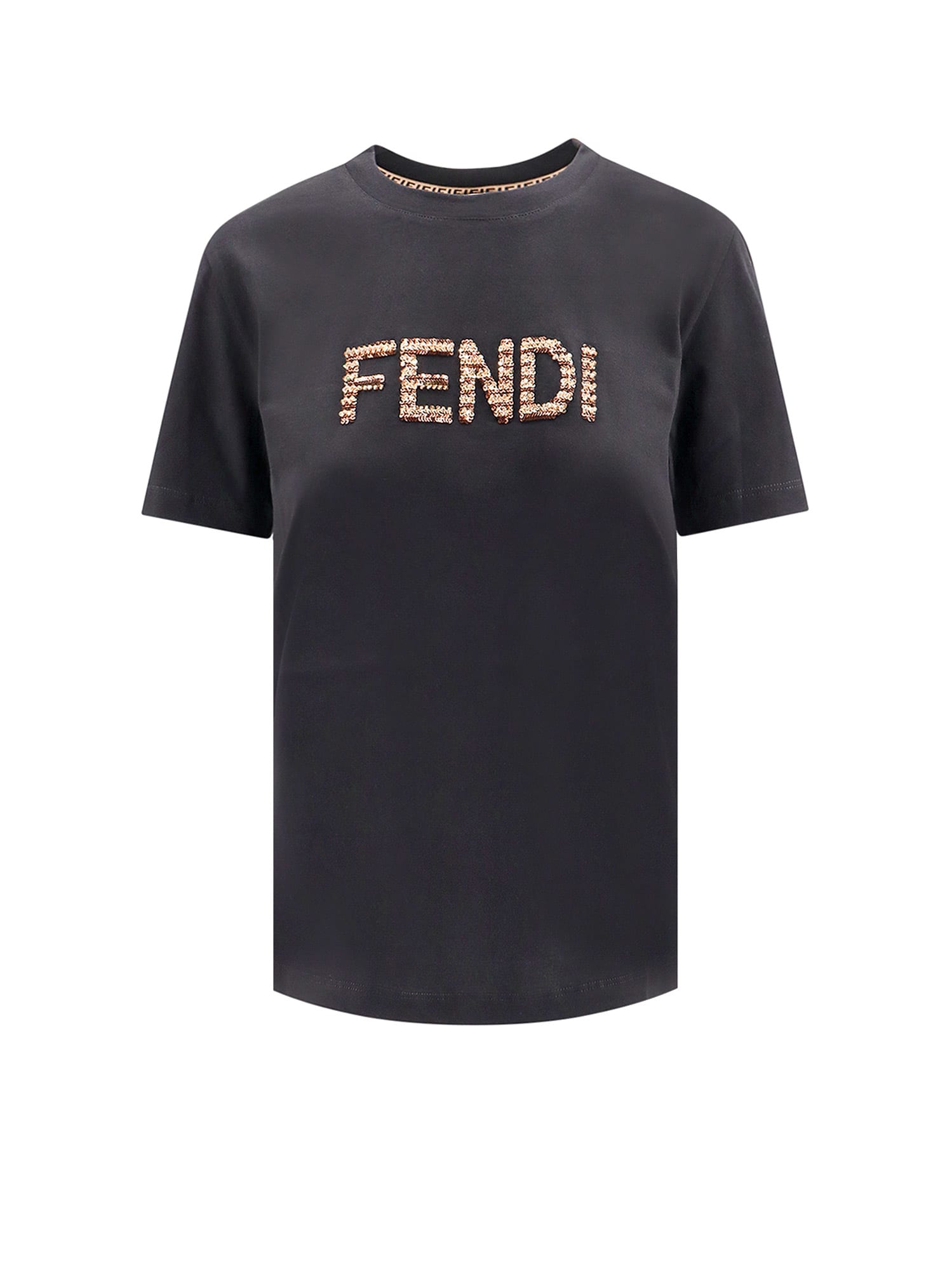 Shop Fendi T-shirt In Black