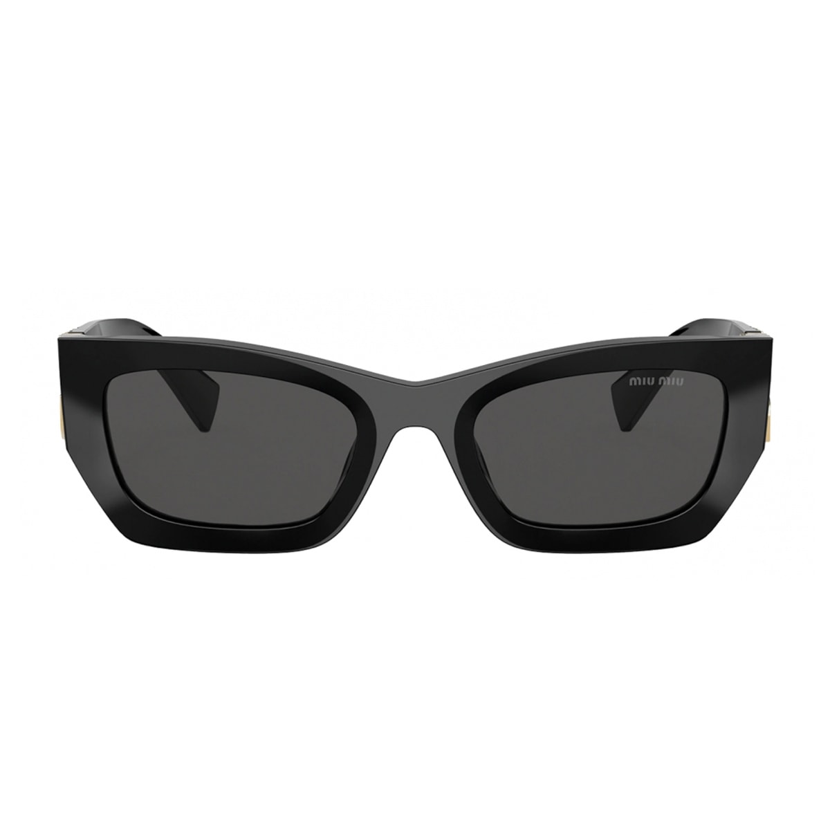 0mu 09ws Miu Glimpse 1ab5s0 Black Sunglasses