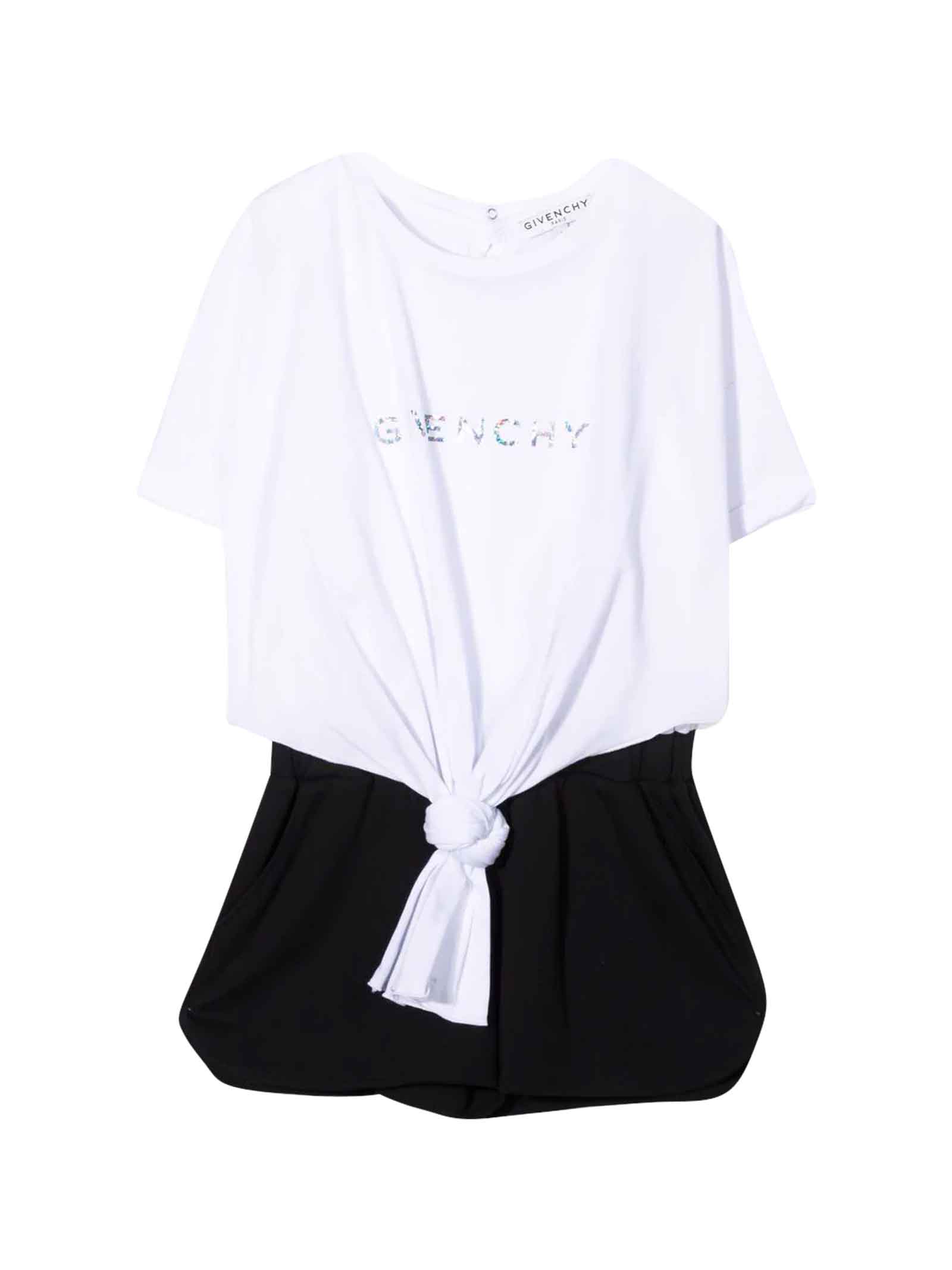 Givenchy Black And White Girl Suit