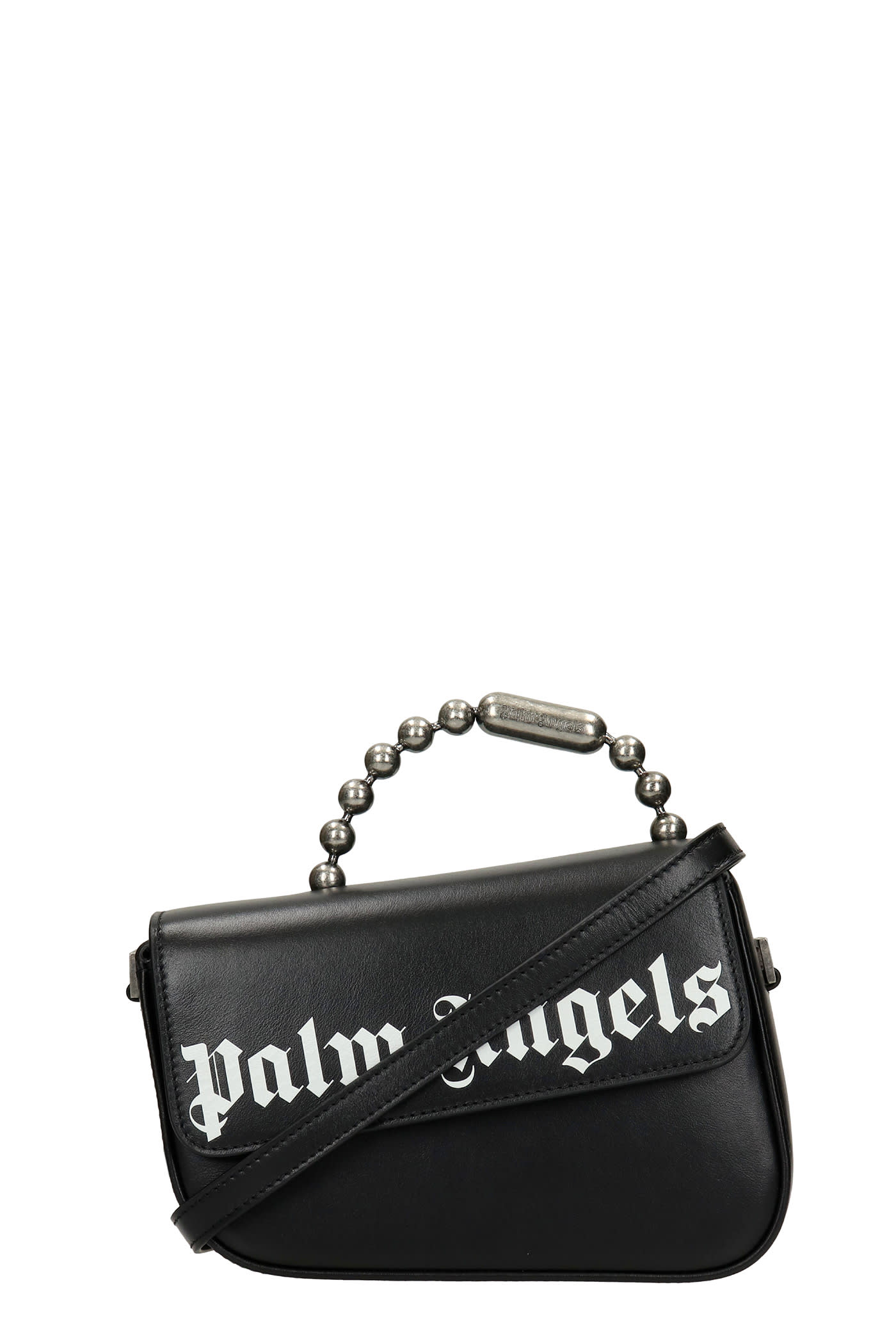 Palm Angels Hand Bag In Black Leather