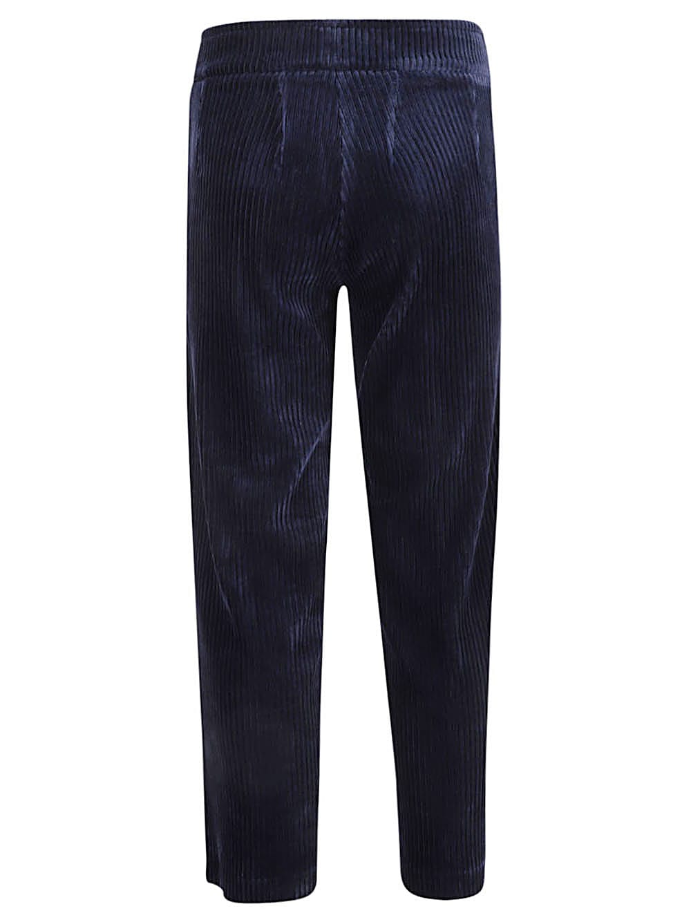Avenue Montaigne Corduroy Cropped Trousers In Blue