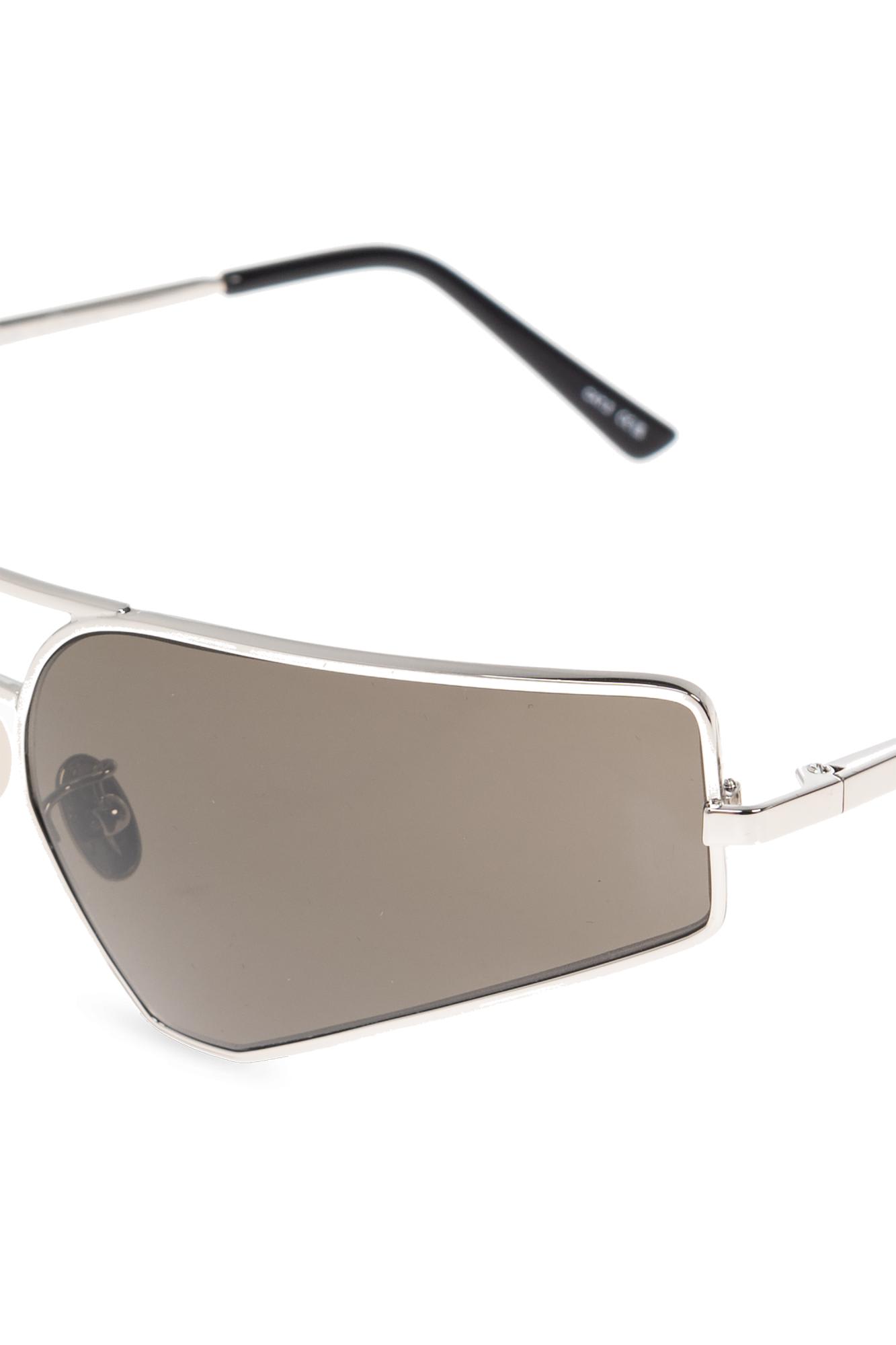 Rick Owens Sunglasses Prong In Silver