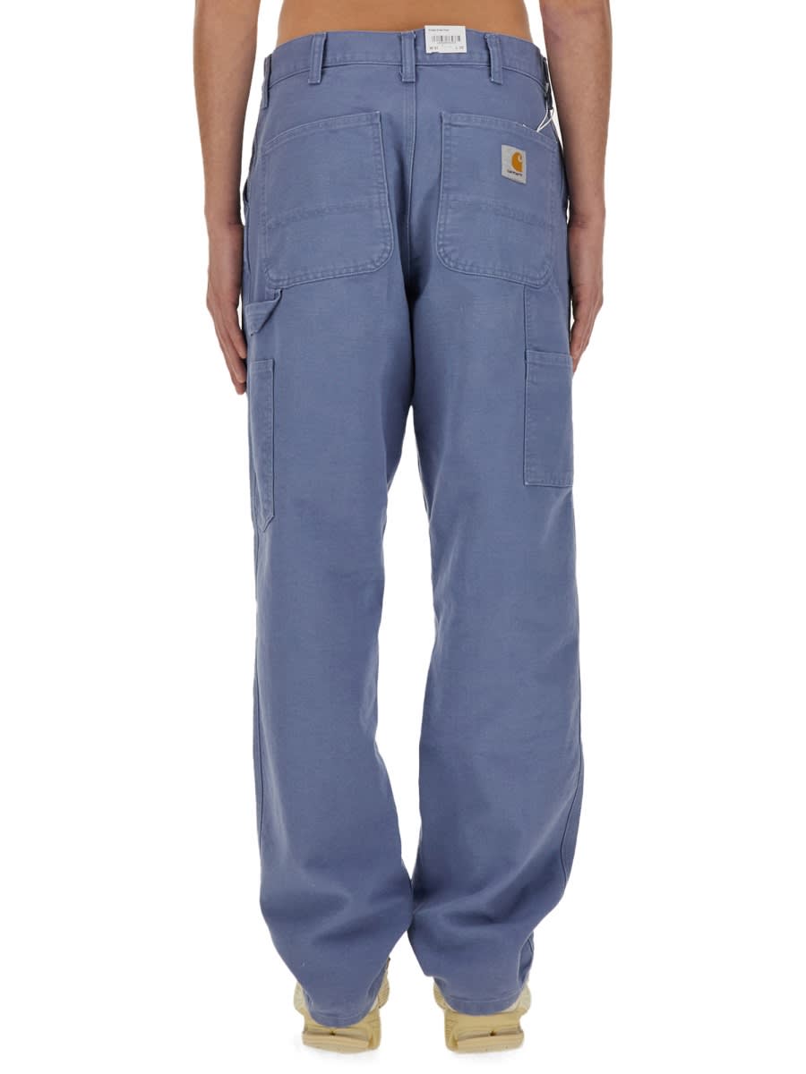 Shop Carhartt Pants Dearborn In Blue