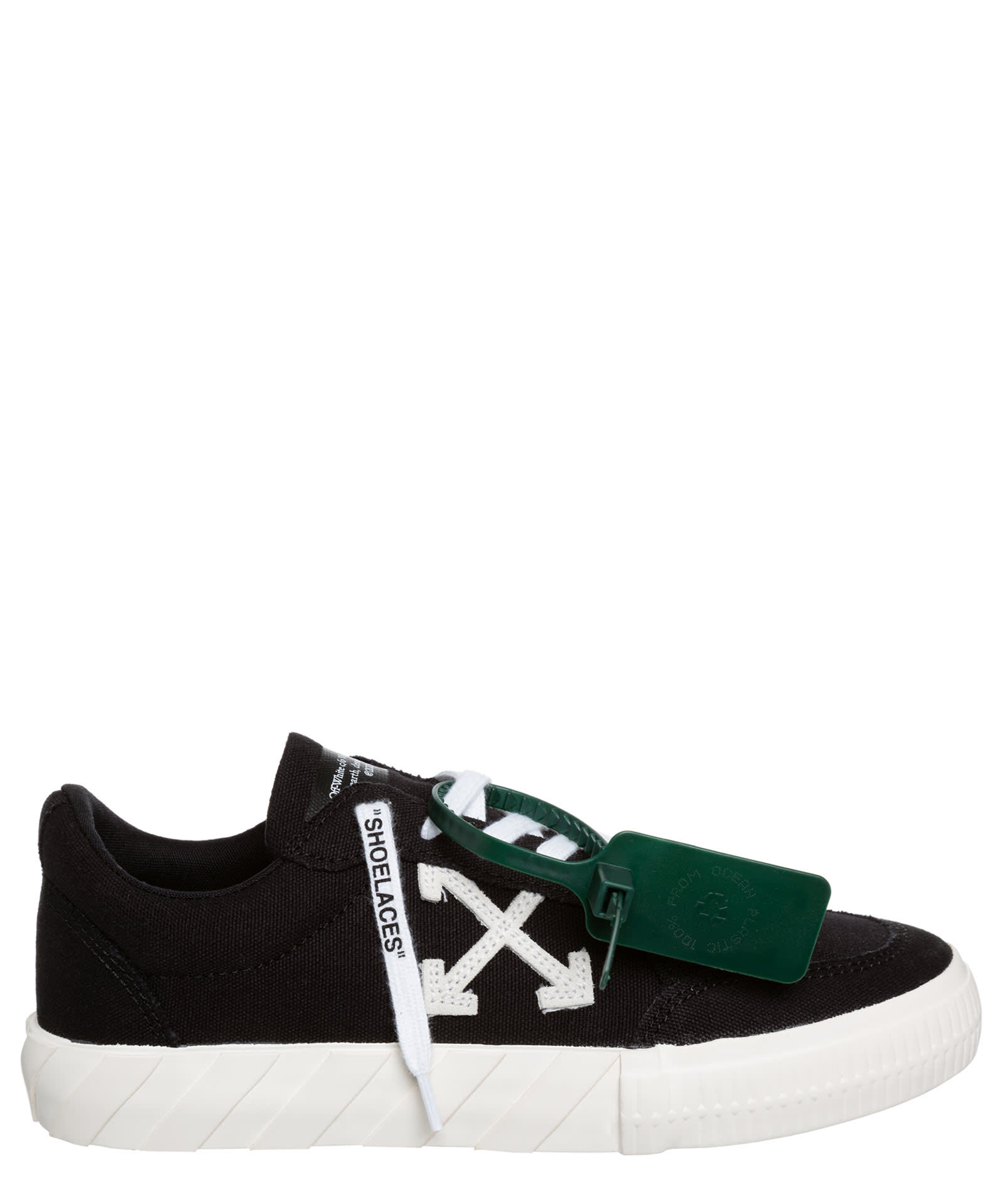 Off-White Vulcanized Cotton Sneakers