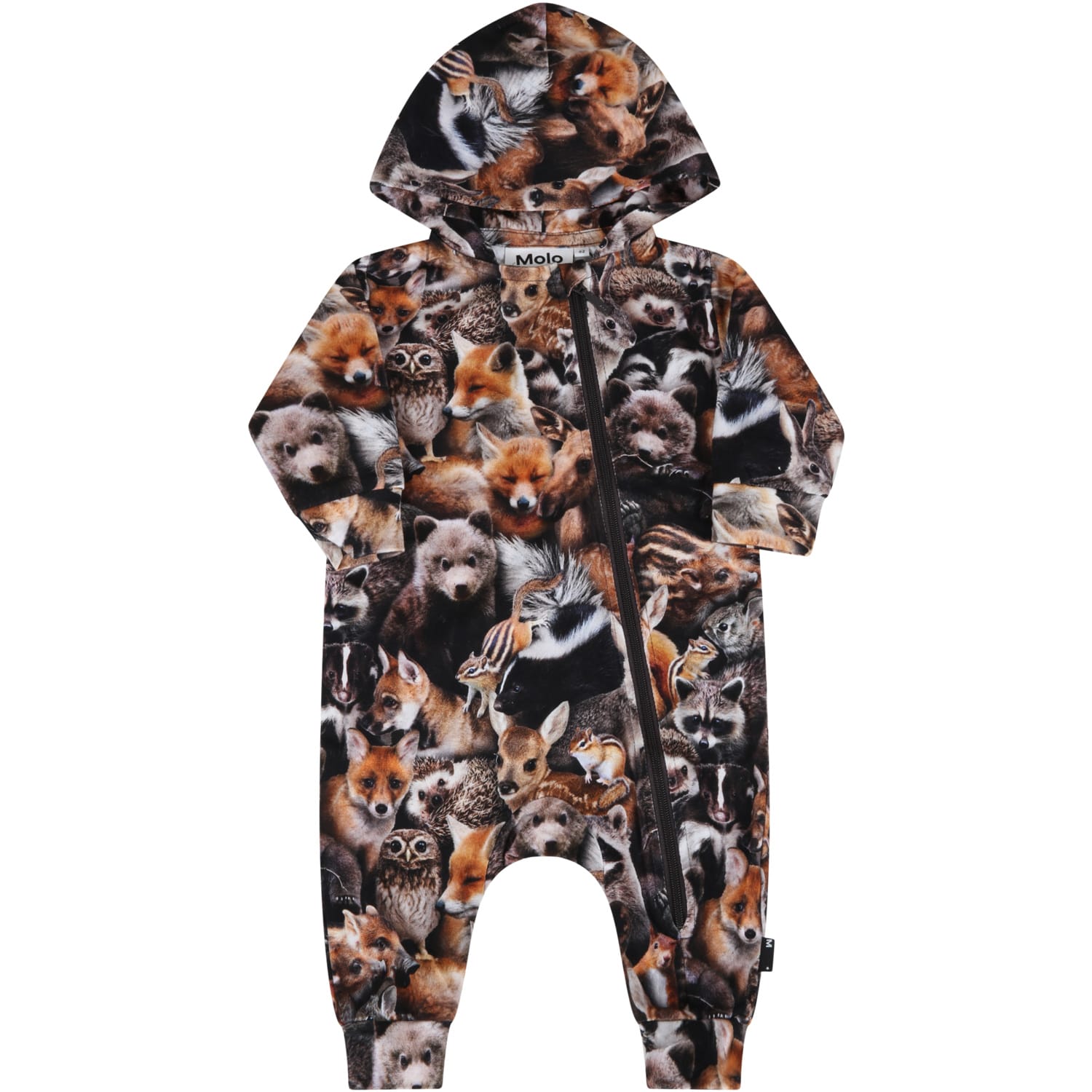 Molo Multicolor Babygrow For Baby Kids With Animals
