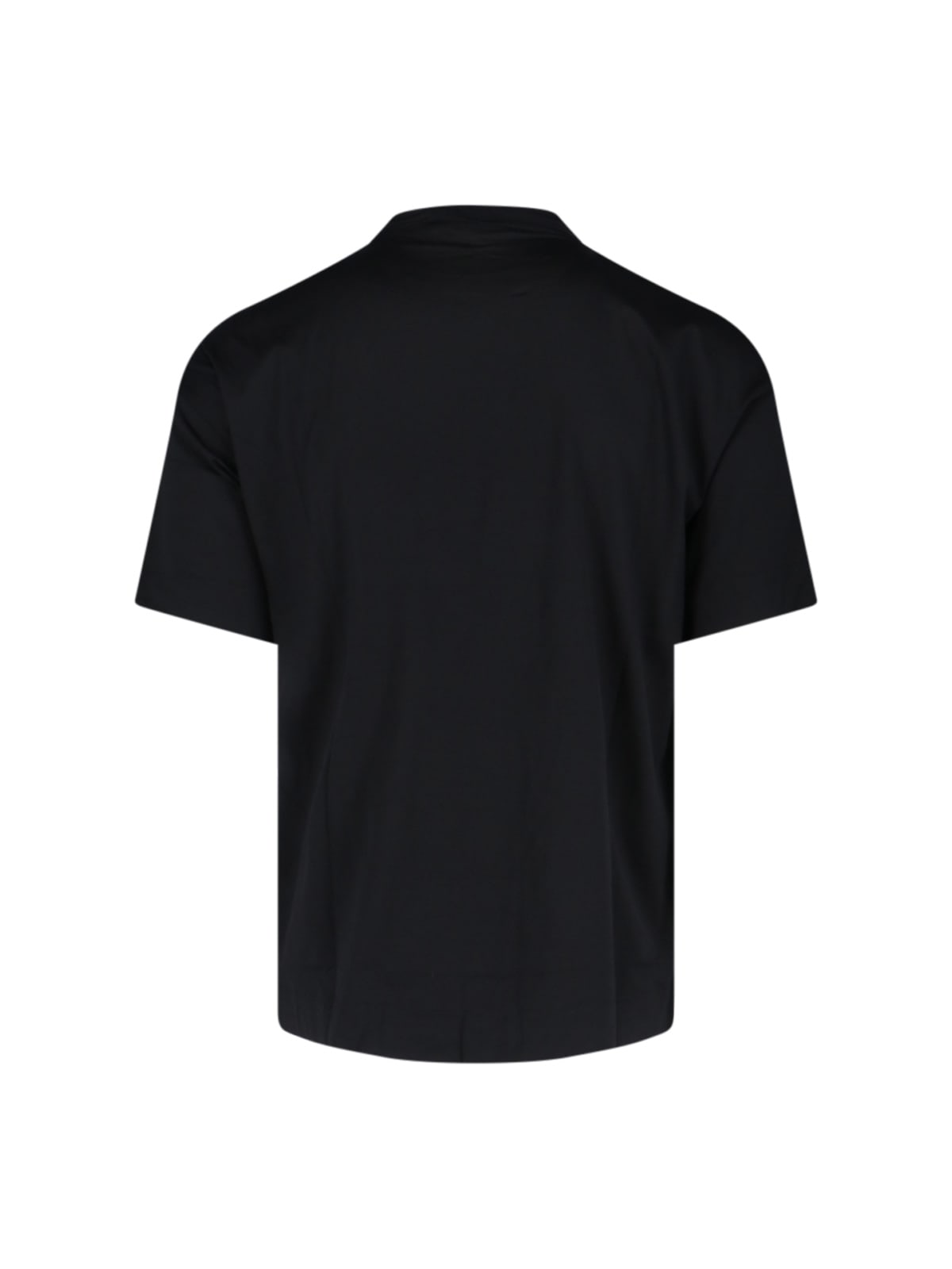 Shop Emporio Armani Logo T-shirt In Black