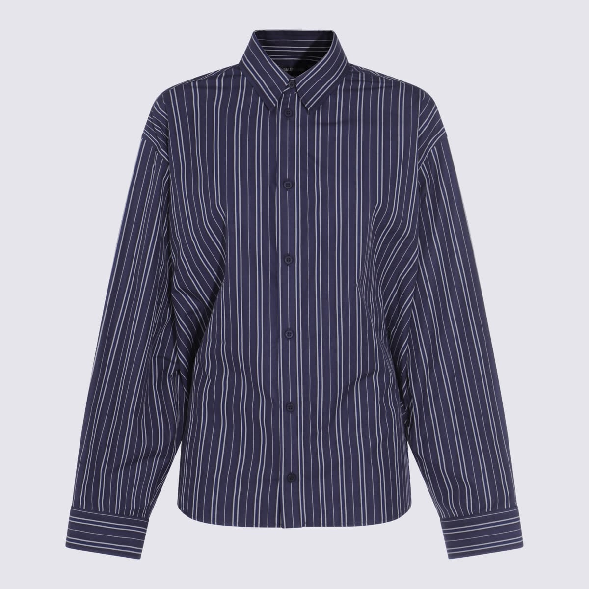 Balenciaga Navy Cotton Shirt