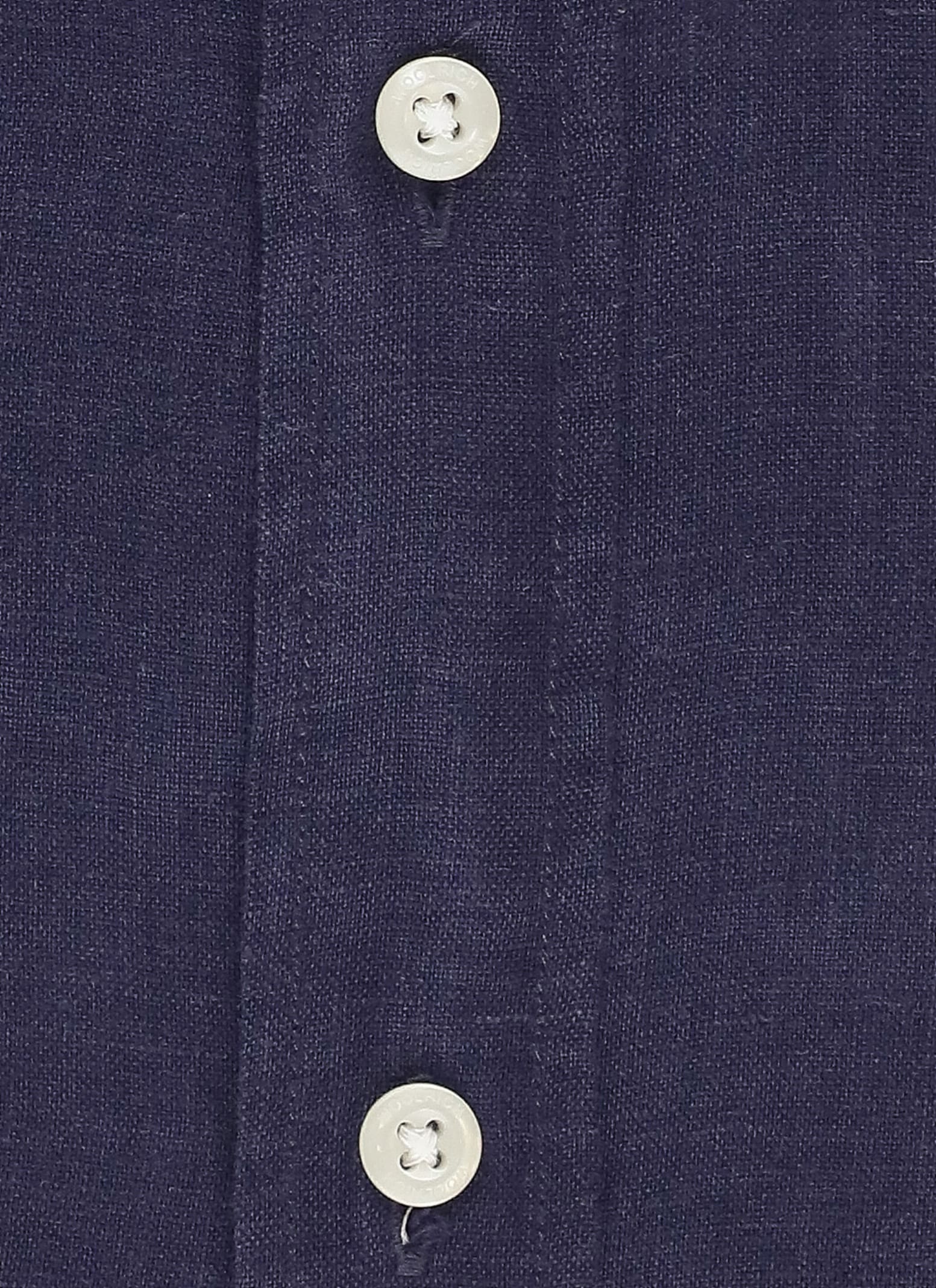 Shop Woolrich Linen Shirt In Blue