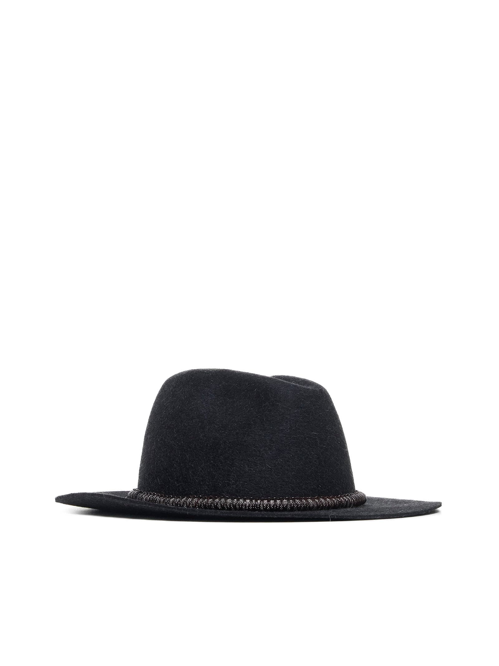 Shop Brunello Cucinelli Hat In Black