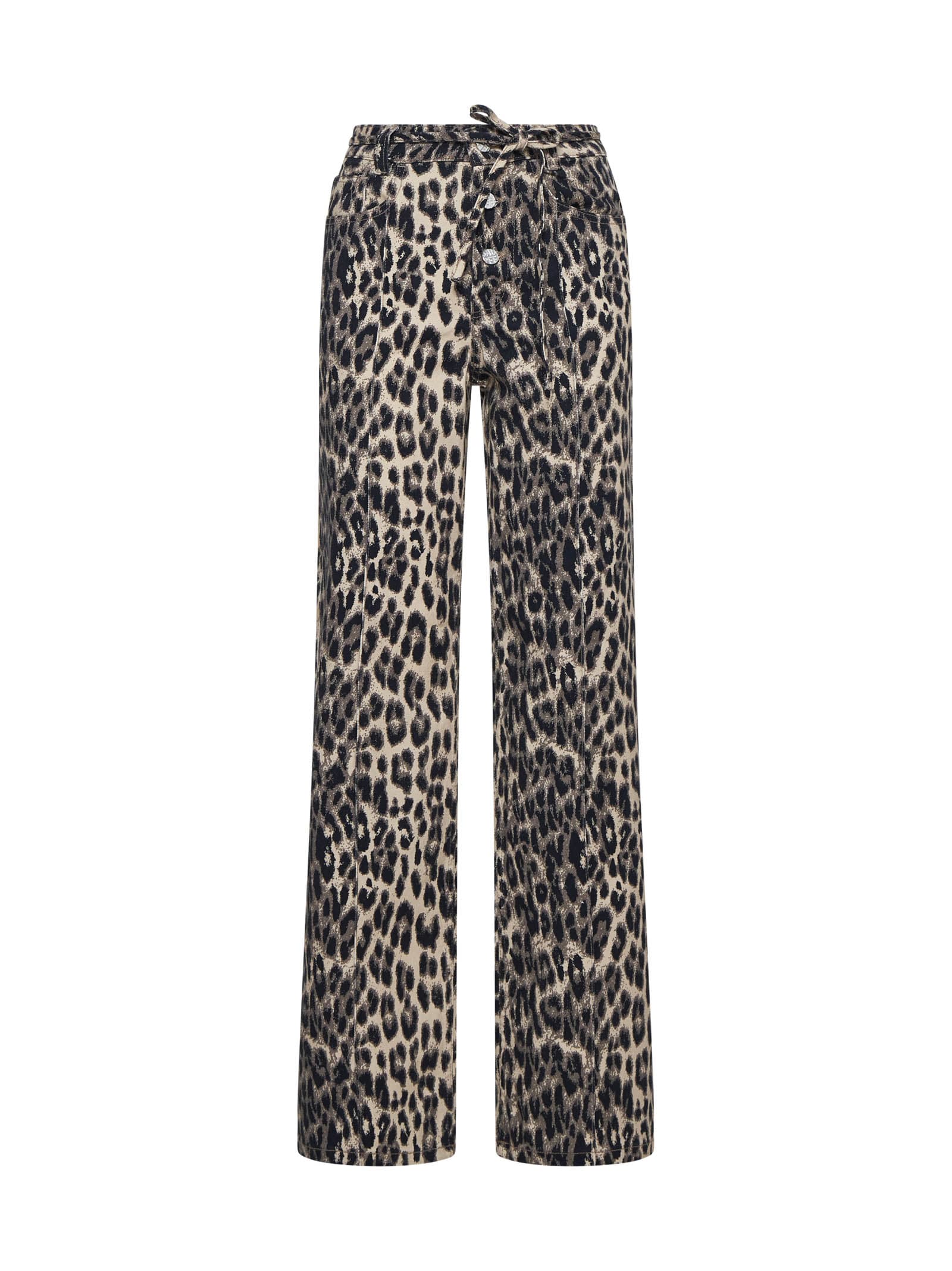 Baum Und Pferdgarten Nataly Trousers Brown Leopard In Neutrals/black