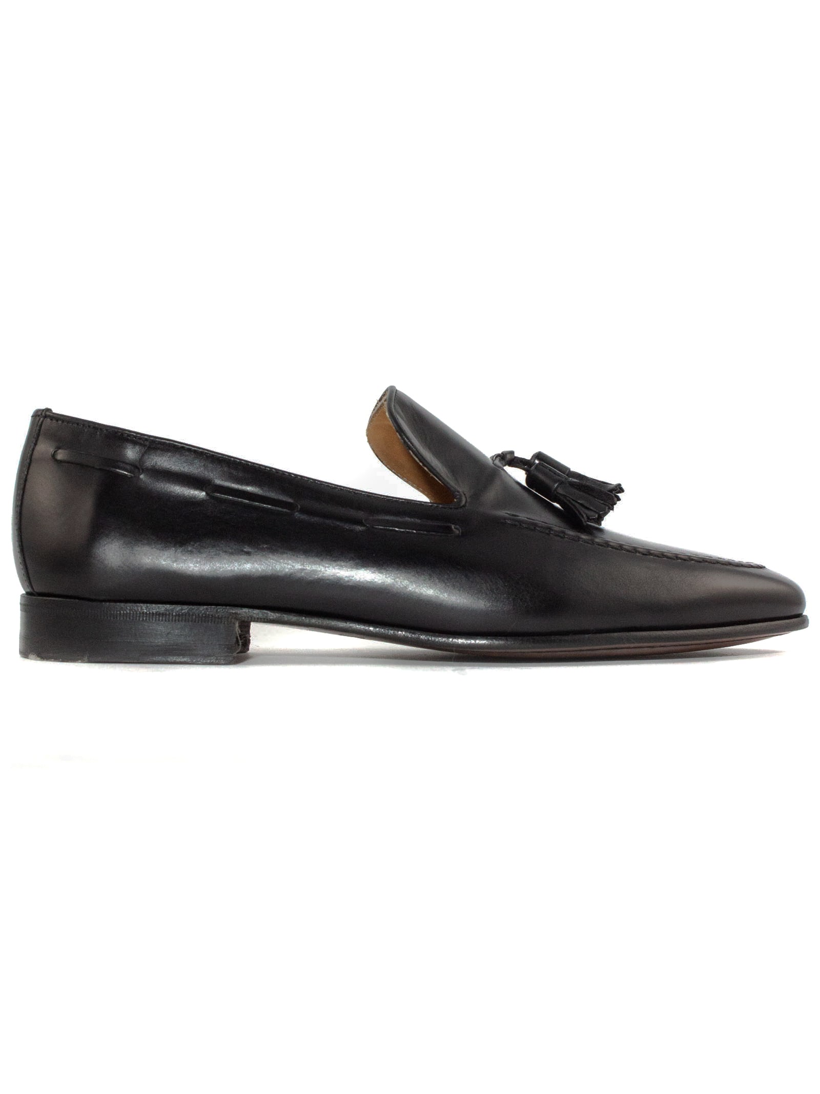 Berwick 1707 Black Calf Leather Loafers