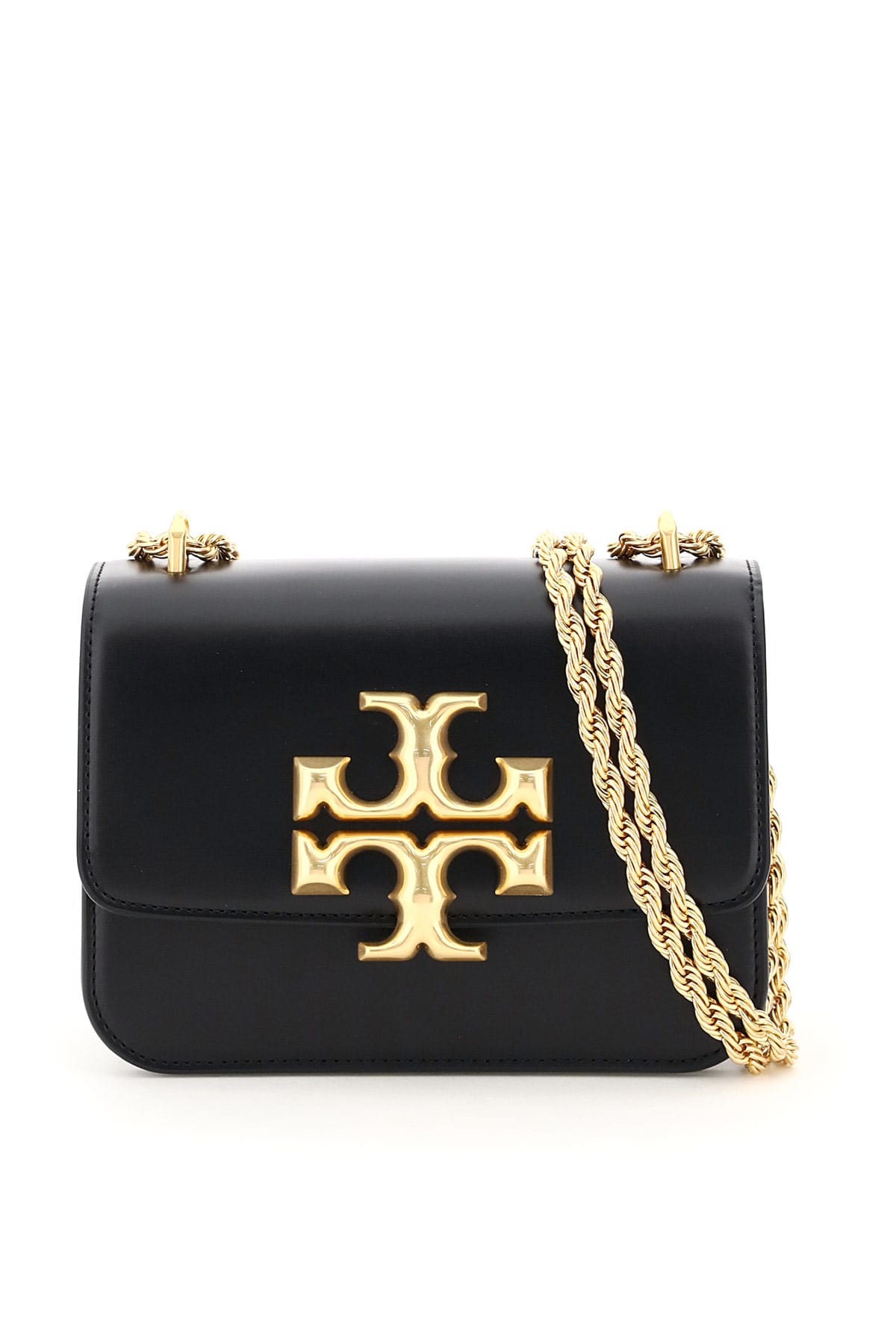 Shop Tory Burch Eleanor Small Shoulder Bag In Black (black)