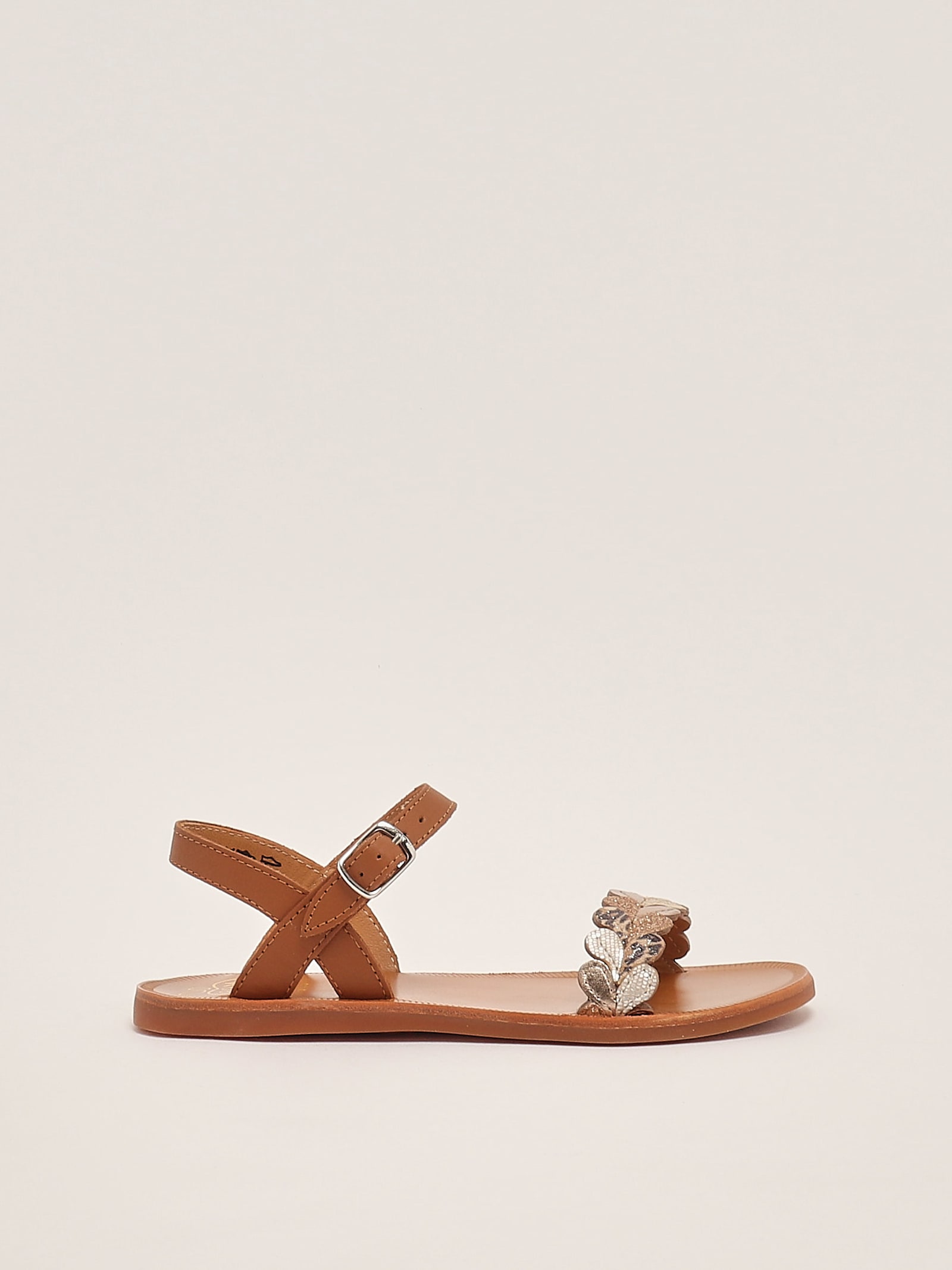Pom D'api Plagette Ferns Sandal In Brown