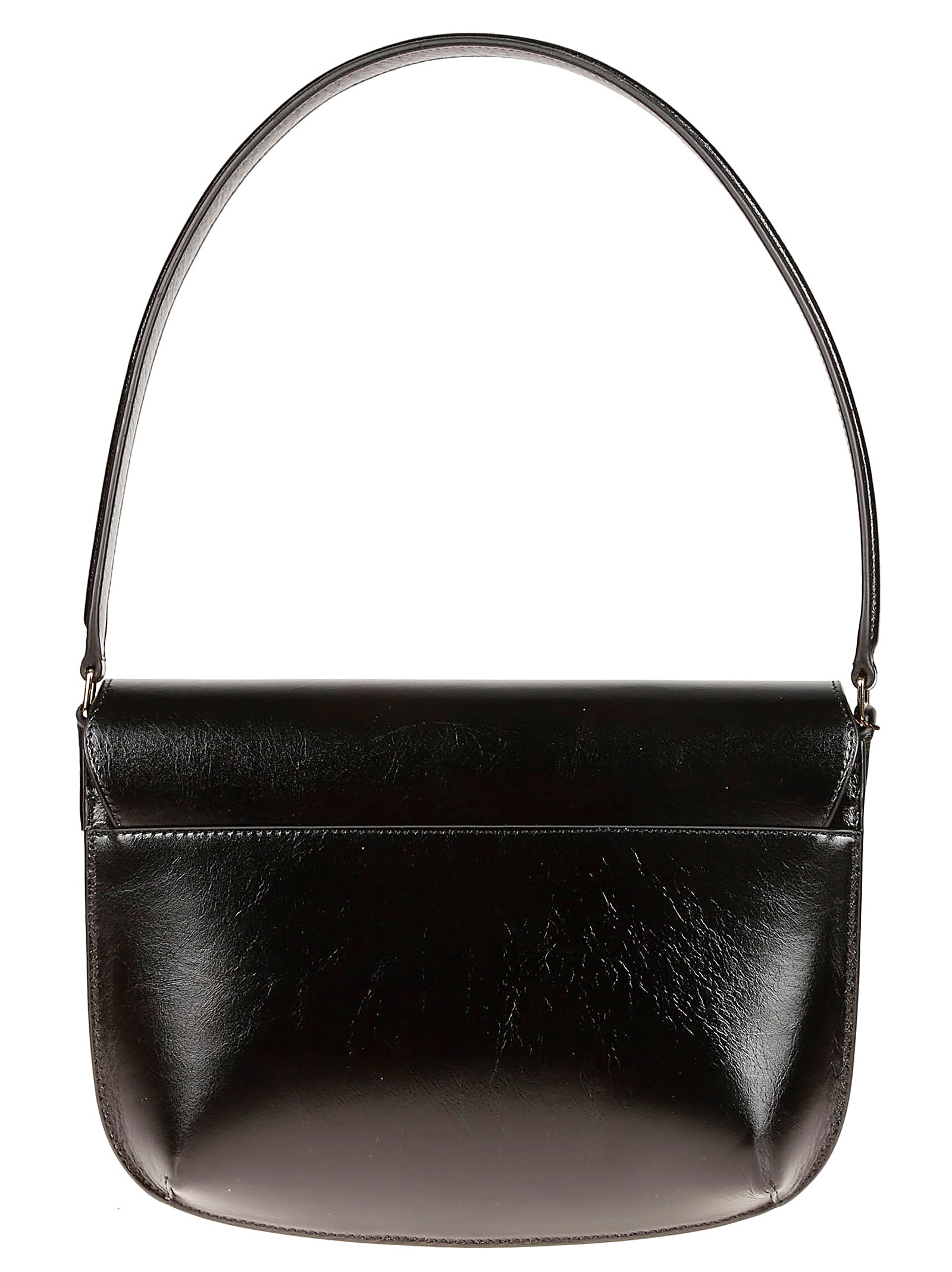 Shop Apc Sac Sarah Shoulder In Lzz Noir