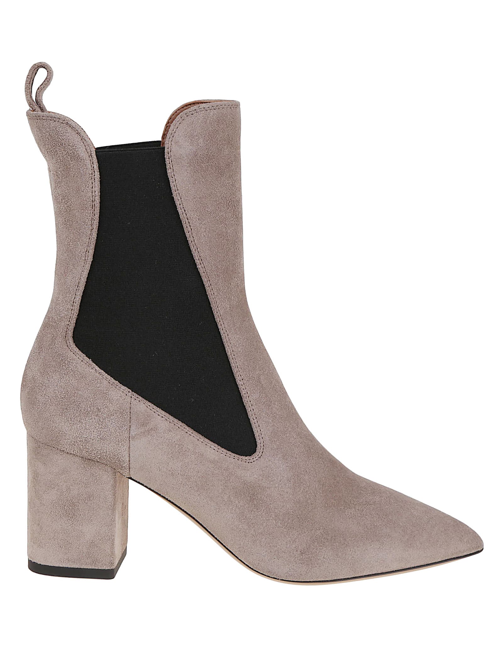 Paris Texas 70mm Pointed-toe Block-heel Chelsea Boots In Neutral