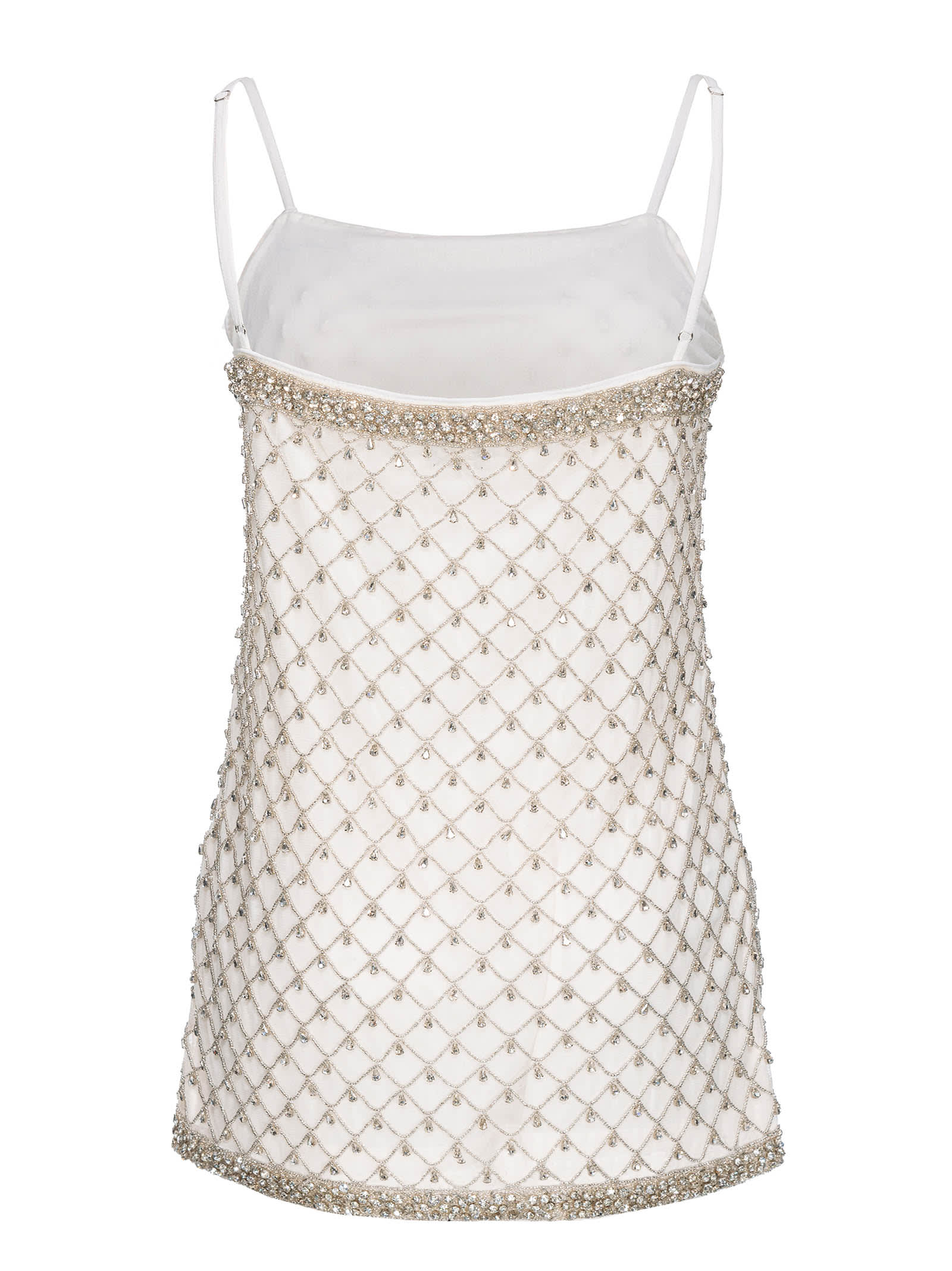 Shop Pinko Mini Dress In White