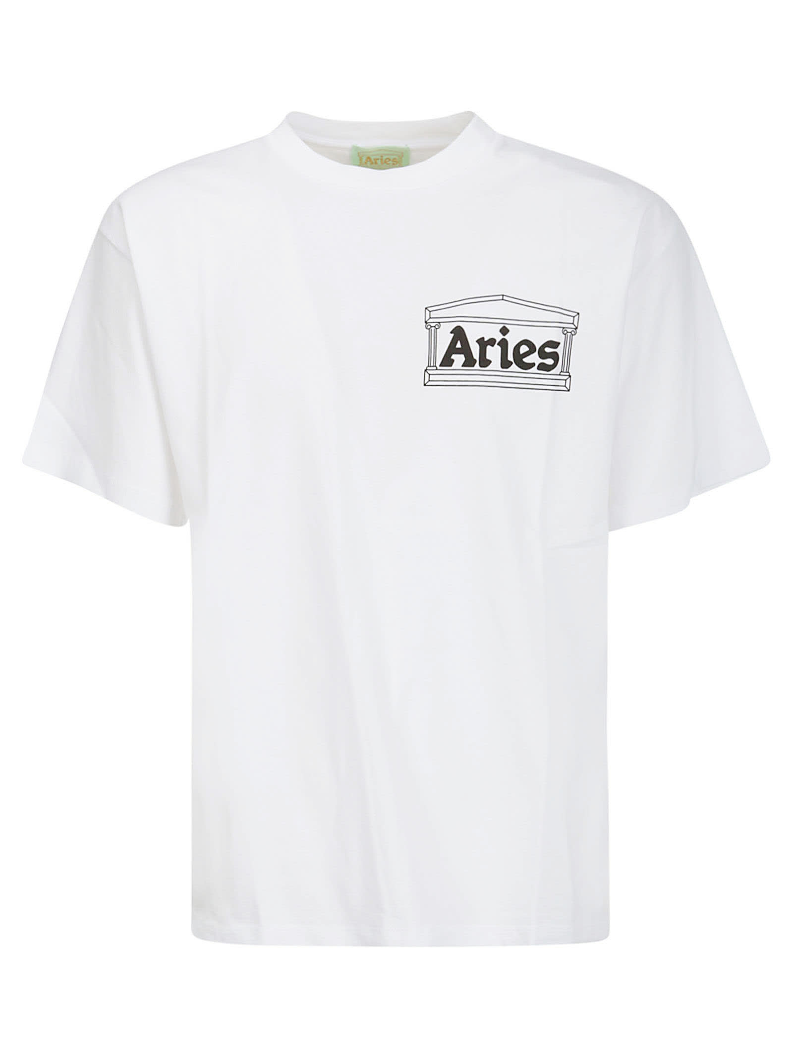 Shop Aries Temple Ss Tee In White