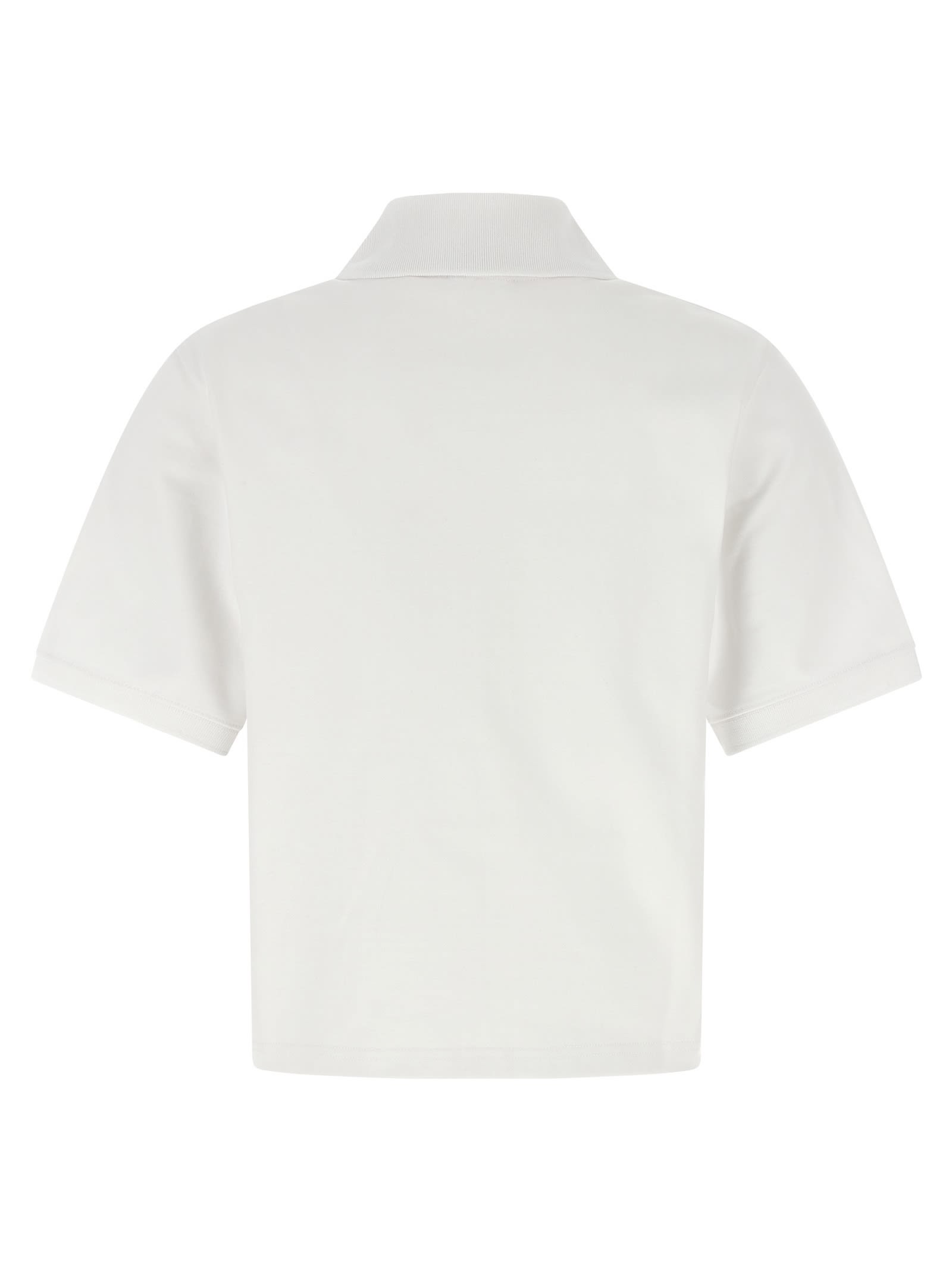 Kenzo 'boke Flower 2.0' Cropped Shirt White In White