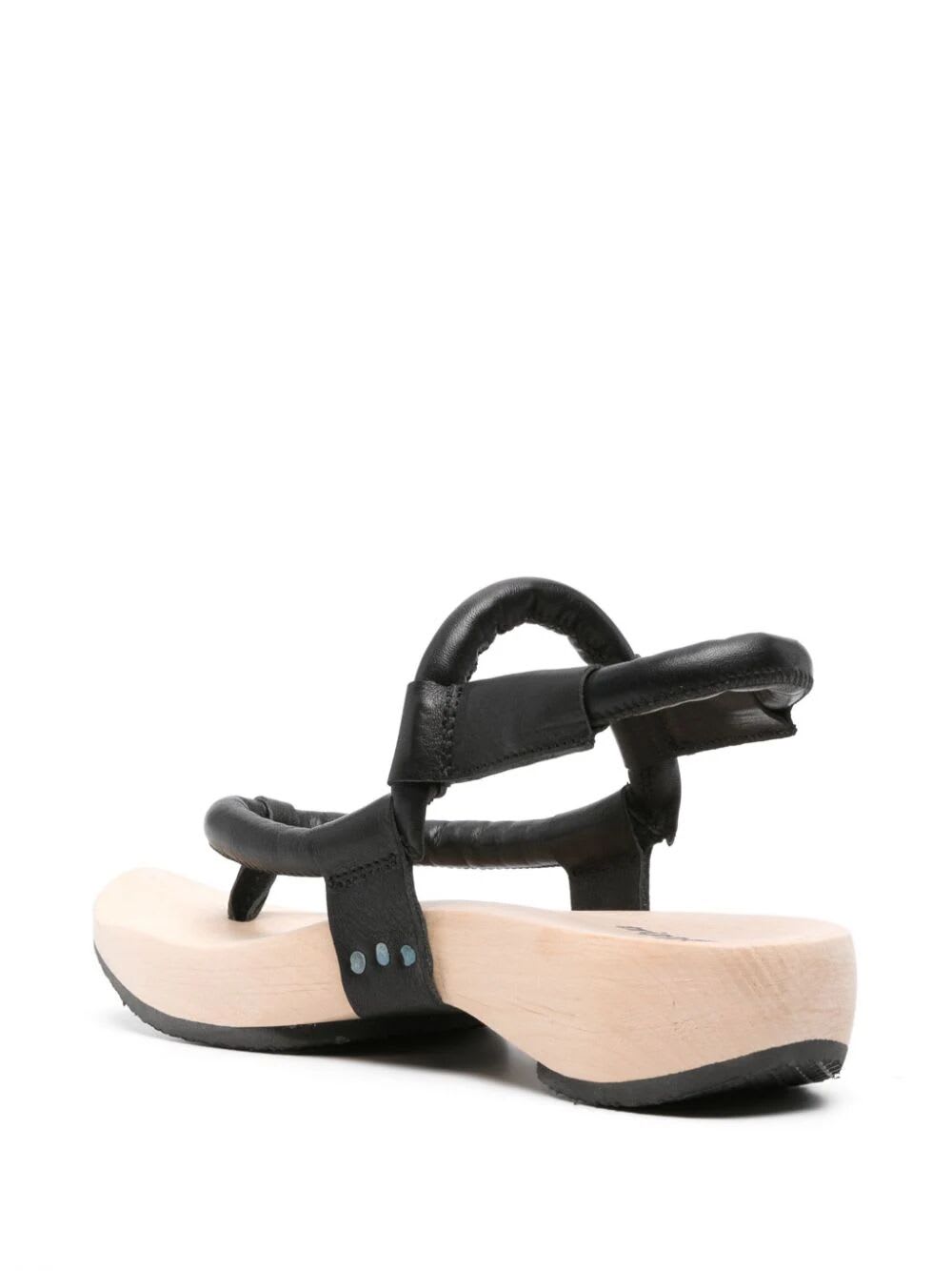 Shop Trippen Hardwire Sandal In Nat Black