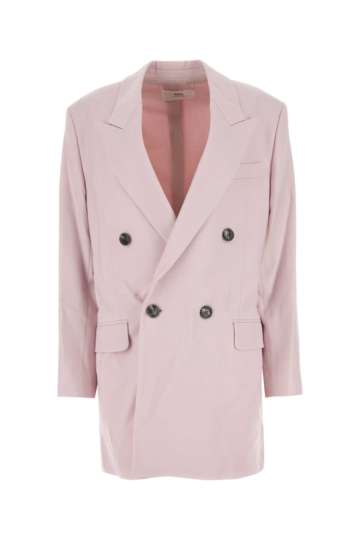 Light Pink Wool Oversize Blazer
