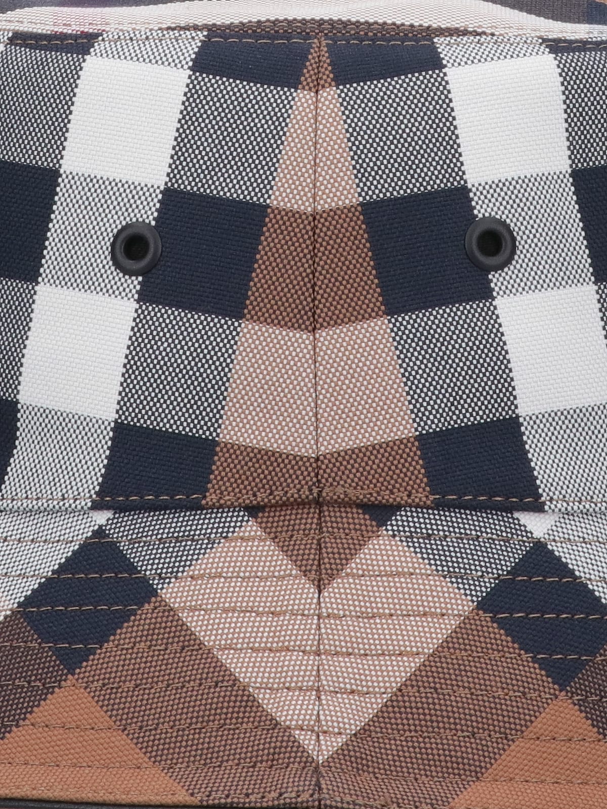 Shop Burberry Check Bucket Hat In Brown