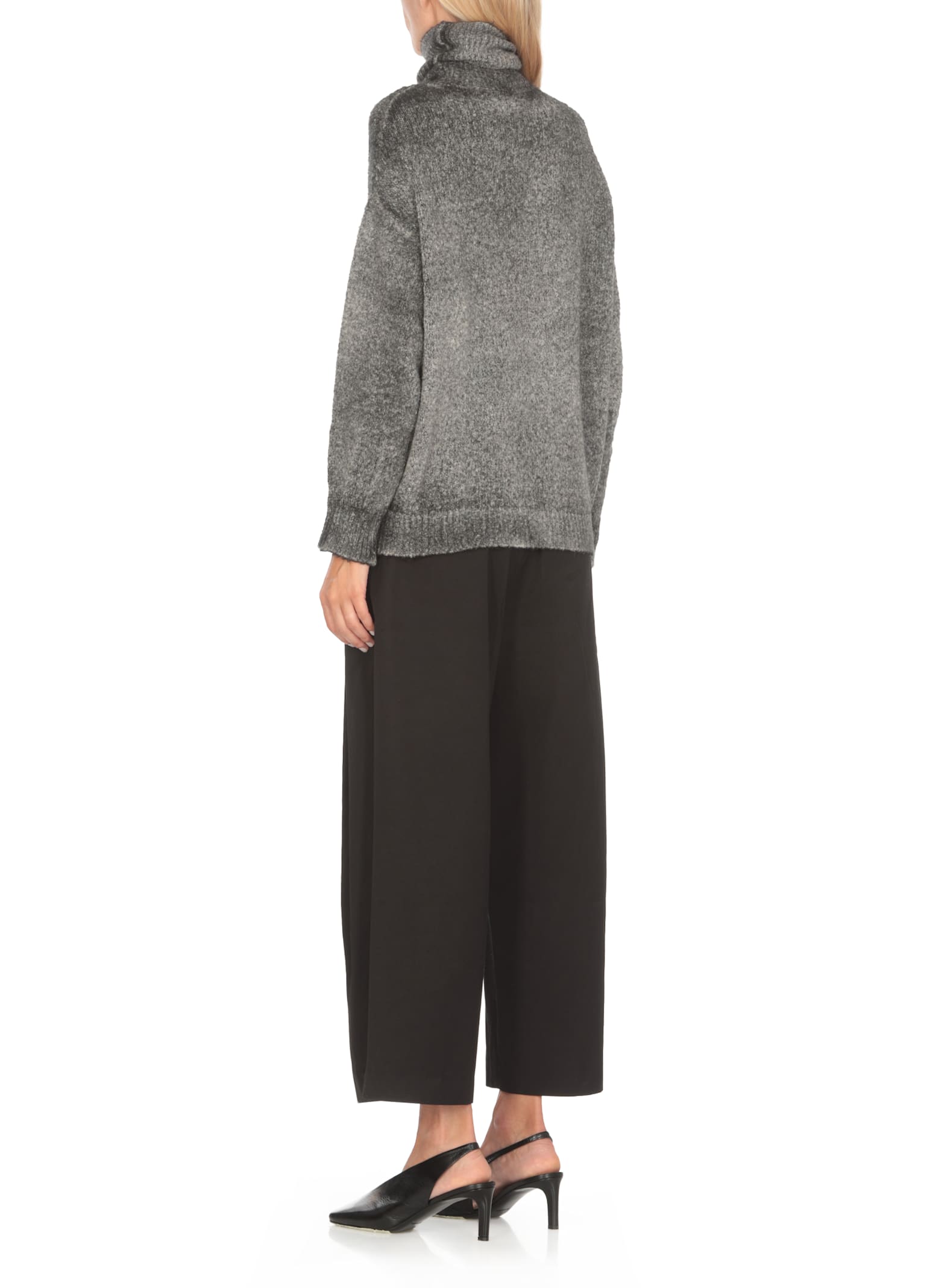 Shop Avant Toi Cotton Sweater In Grey