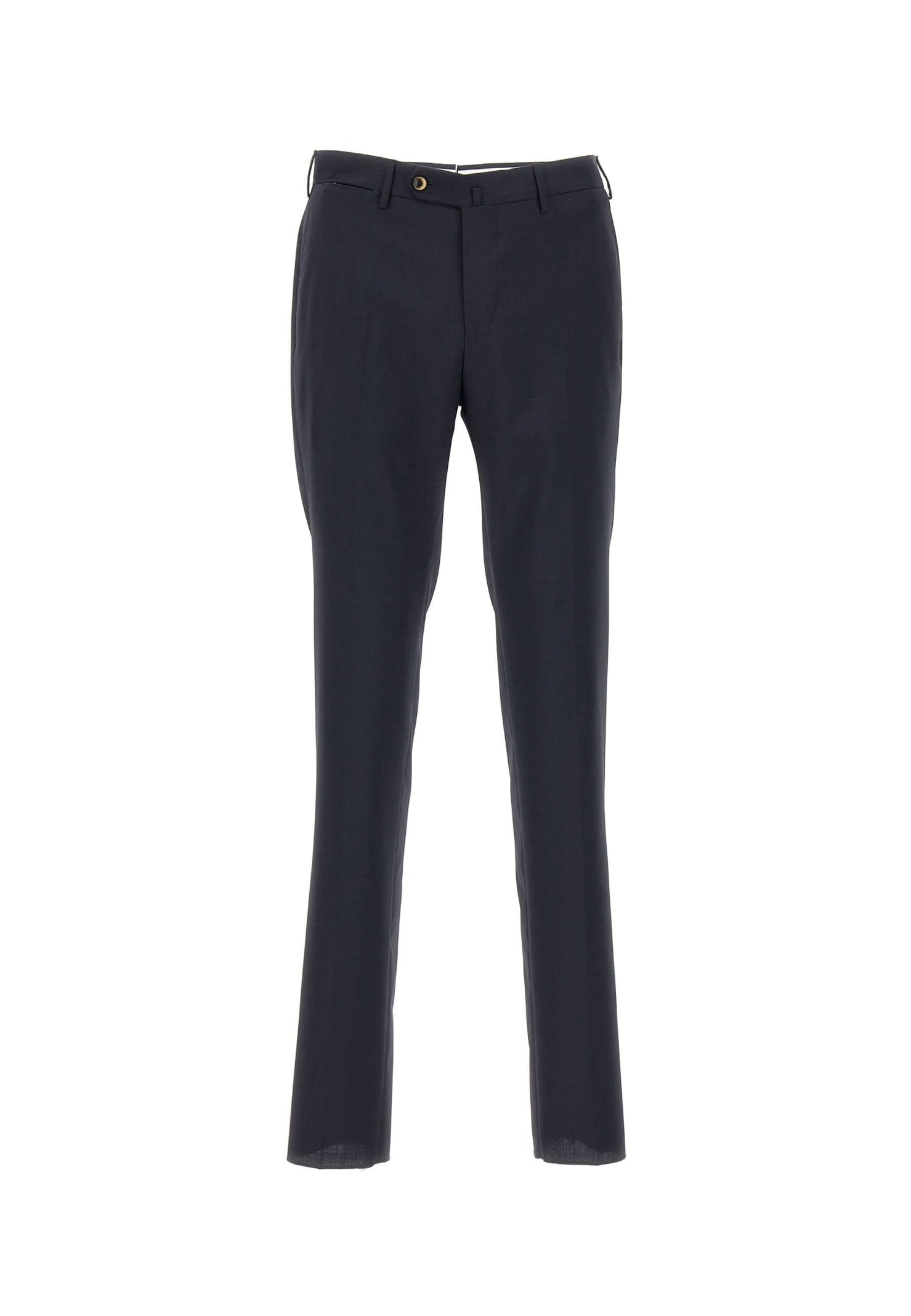 Shop Pt01 Techno Washable Wool Wool And Cotton Blend Pants In Navy