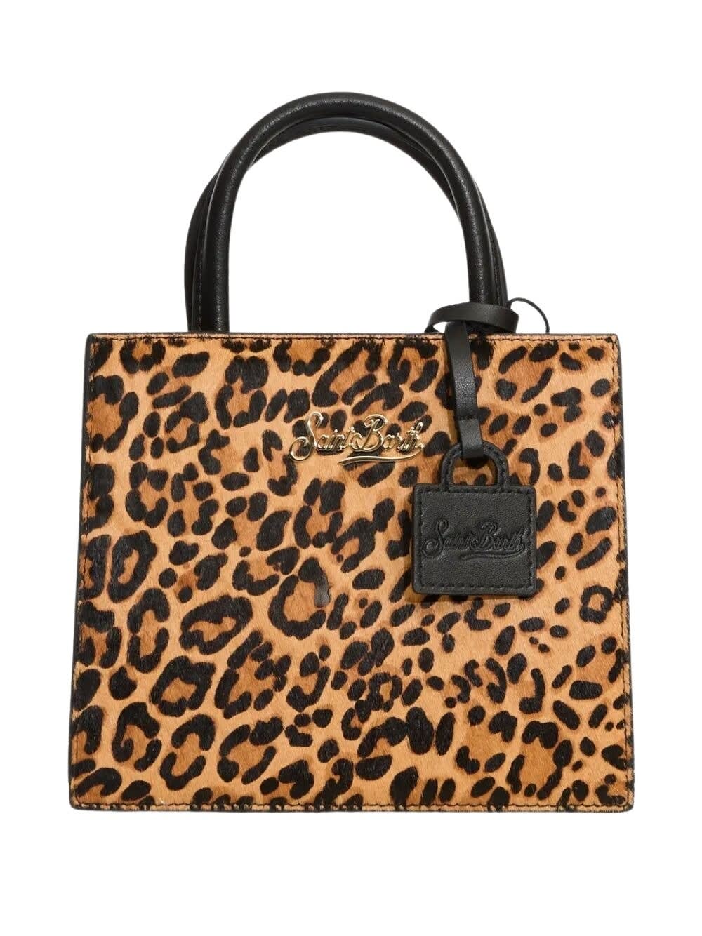 Mc2 Saint Barth Borsa Shop Bag Mini Animalier In Animal Print