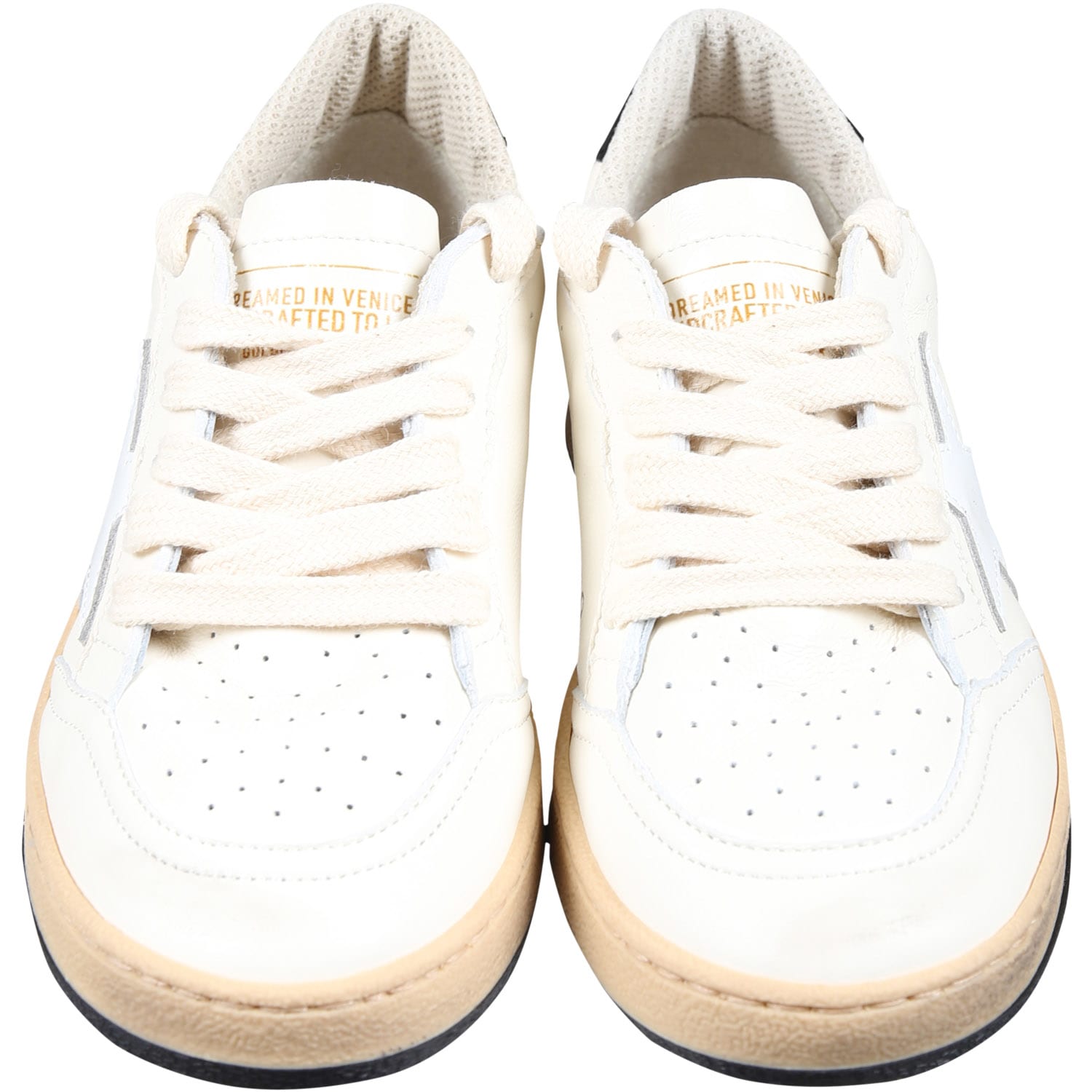 Shop Golden Goose Sneakers Bianche Per Bambini Con Stella In White