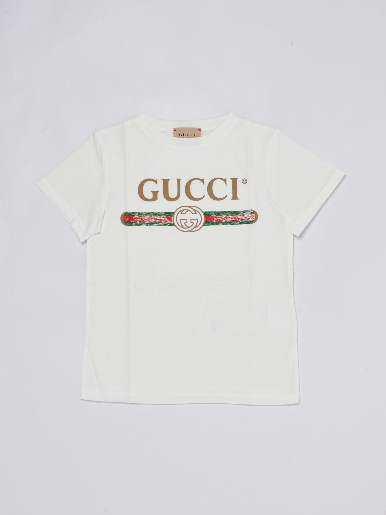 Shop Gucci T-shirt T-shirt In Bianco