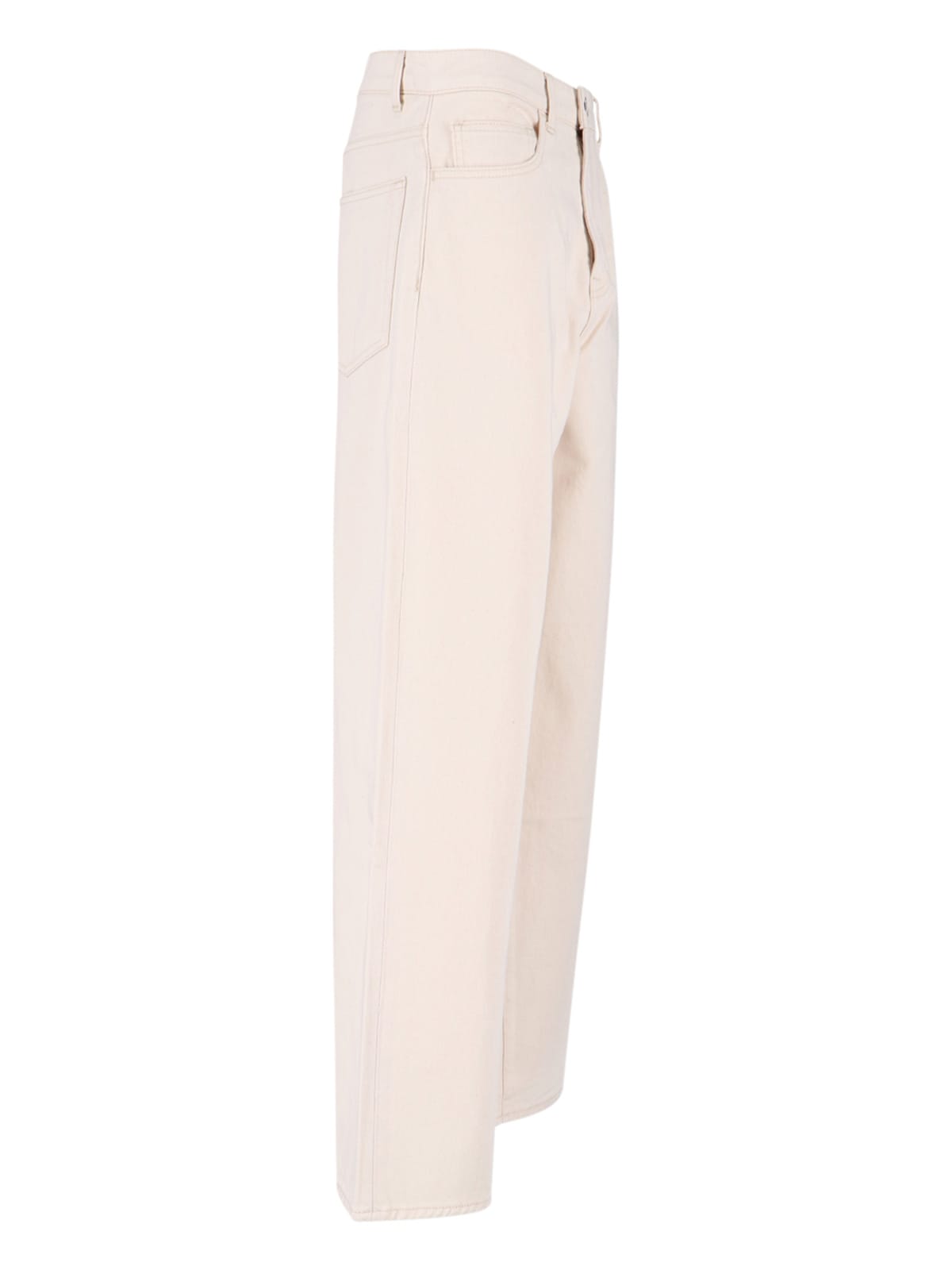 Rohe Baggy Low-rise Denim Jeans In Pink