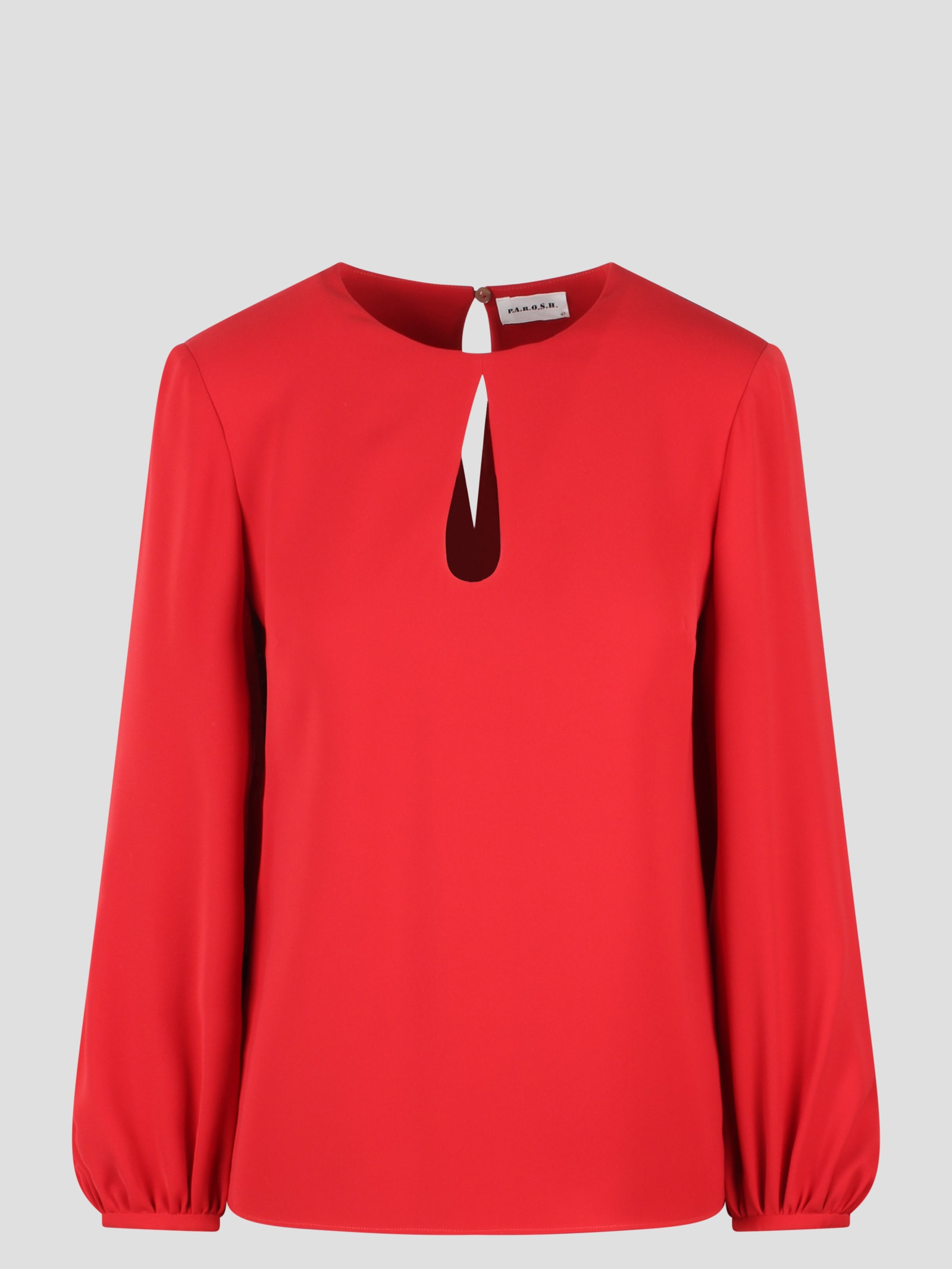 Shop P.a.r.o.s.h Poker Blouse In Red