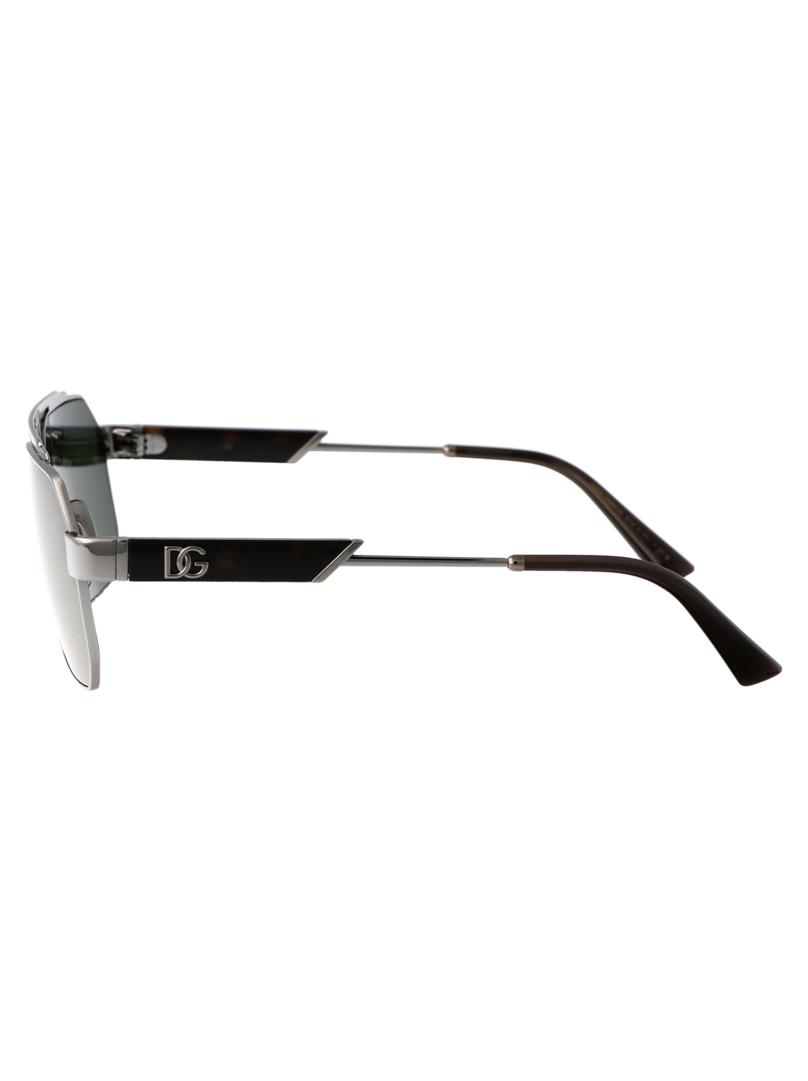 Shop Dolce &amp; Gabbana Eyewear 0dg2294 Sunglasses In 04/71 Gunmetal