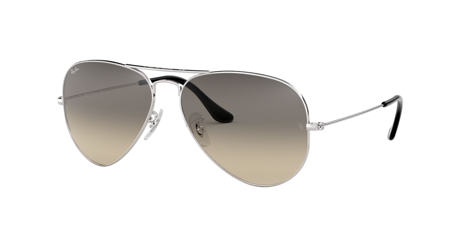 Shop Ray Ban Sunglasses In Silver/grigio Sfumato