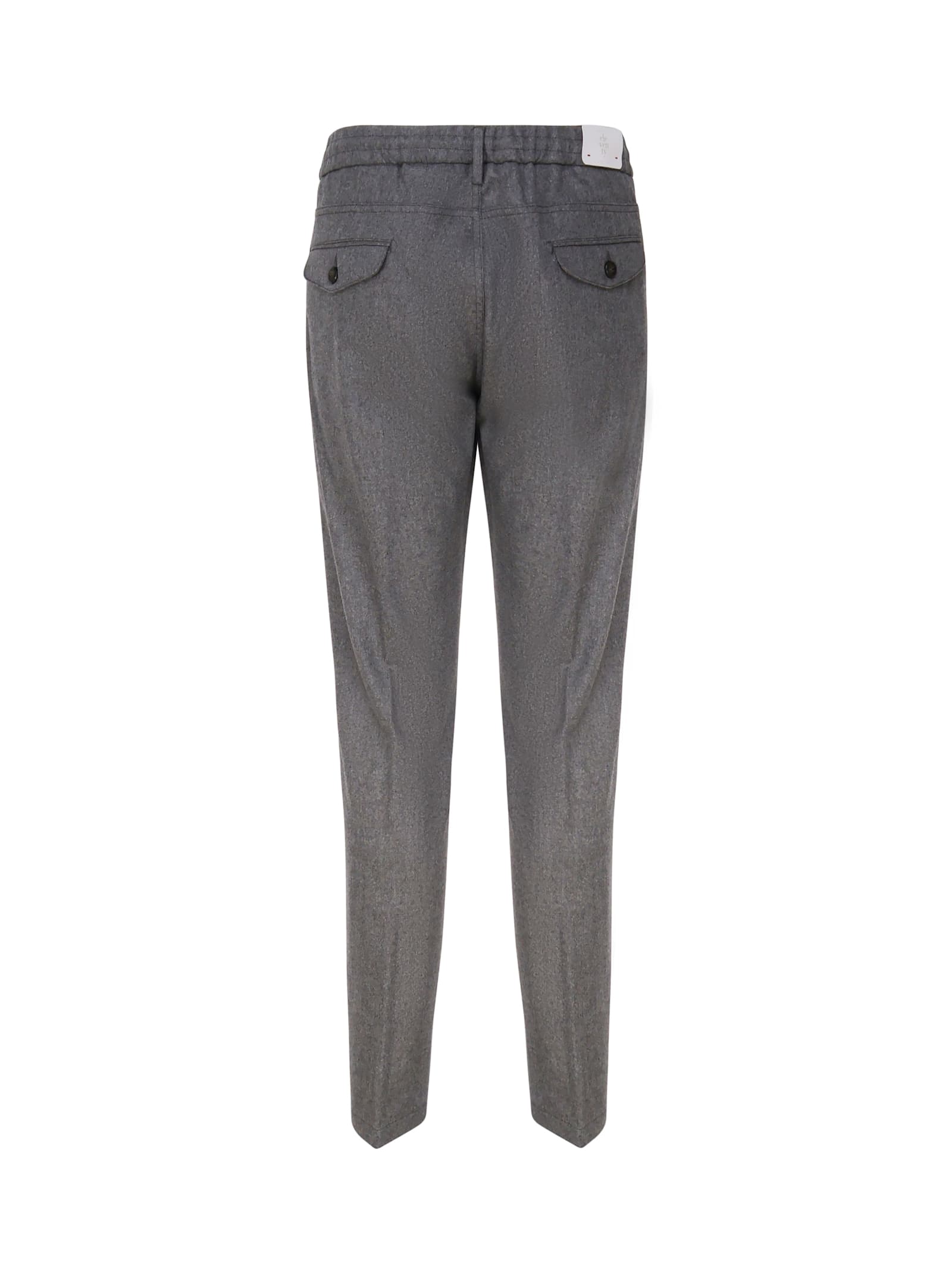 Shop Eleventy Jogging Pants In Melange Grey