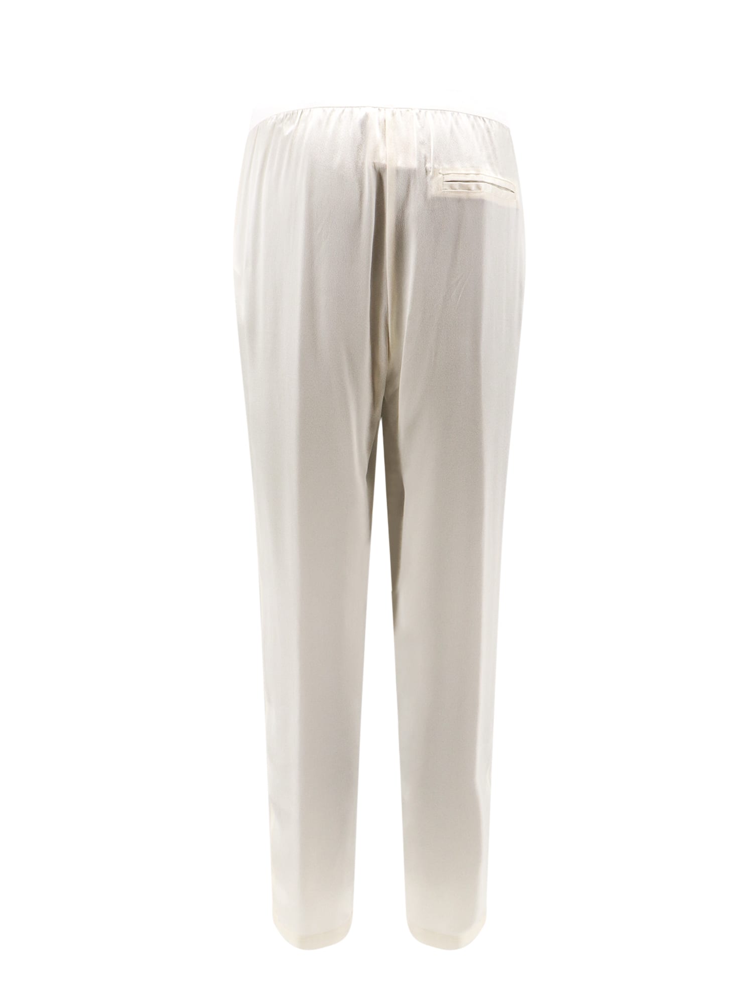 Shop Semicouture Trouser In White