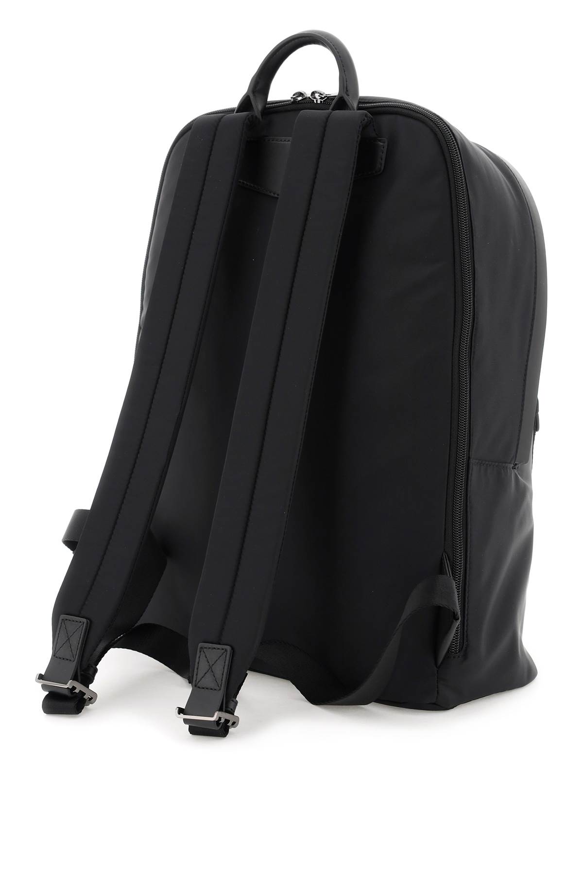 Shop Emporio Armani Recycled Nylon Backpack In Black