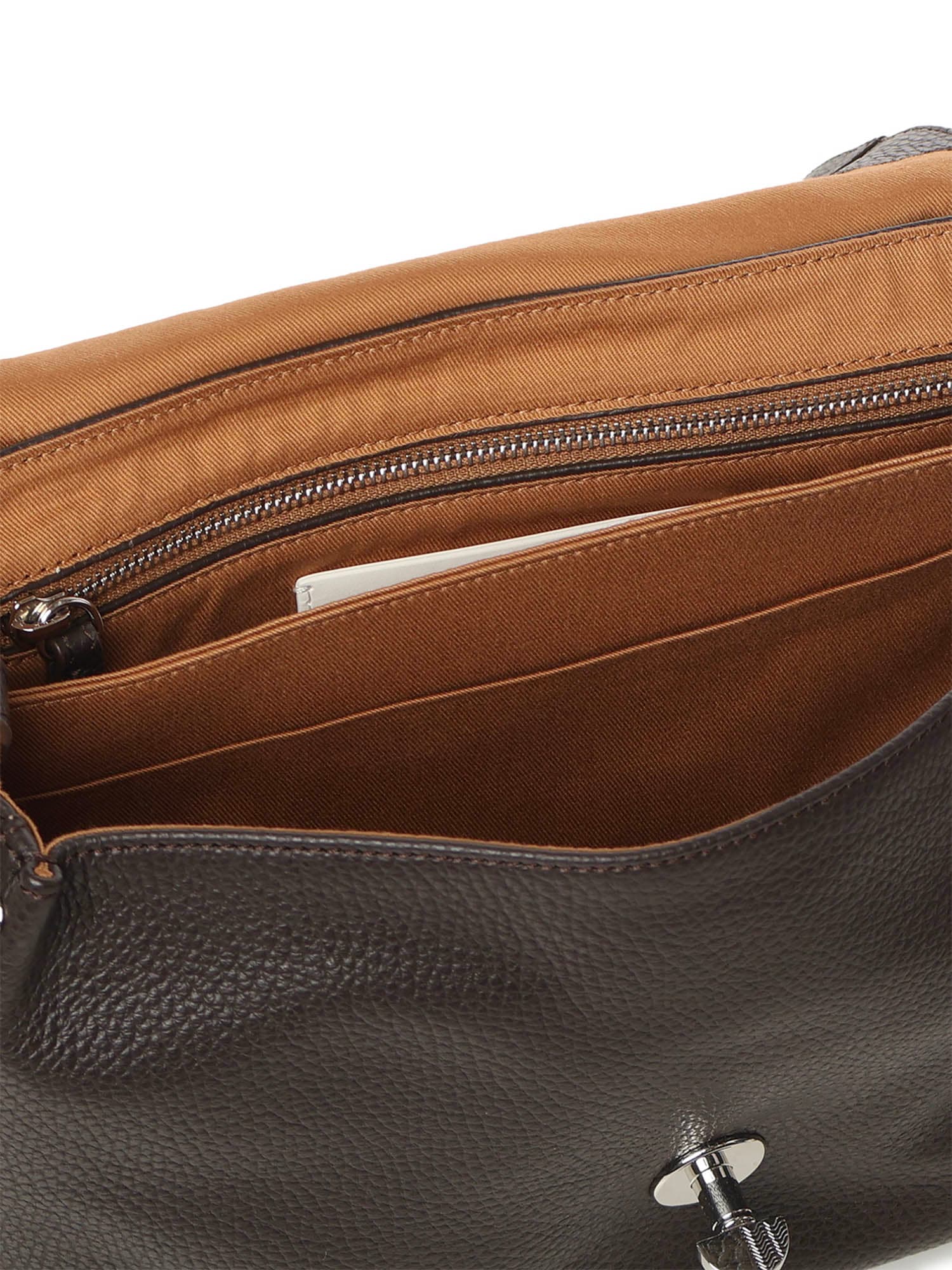 Zanellato Postina® Small Leather Bag In Brown
