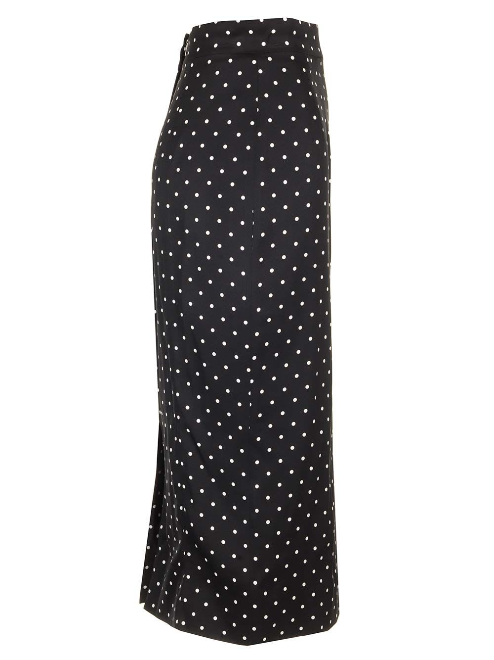 Shop Dolce & Gabbana Pencil Longuette Skirt In Black