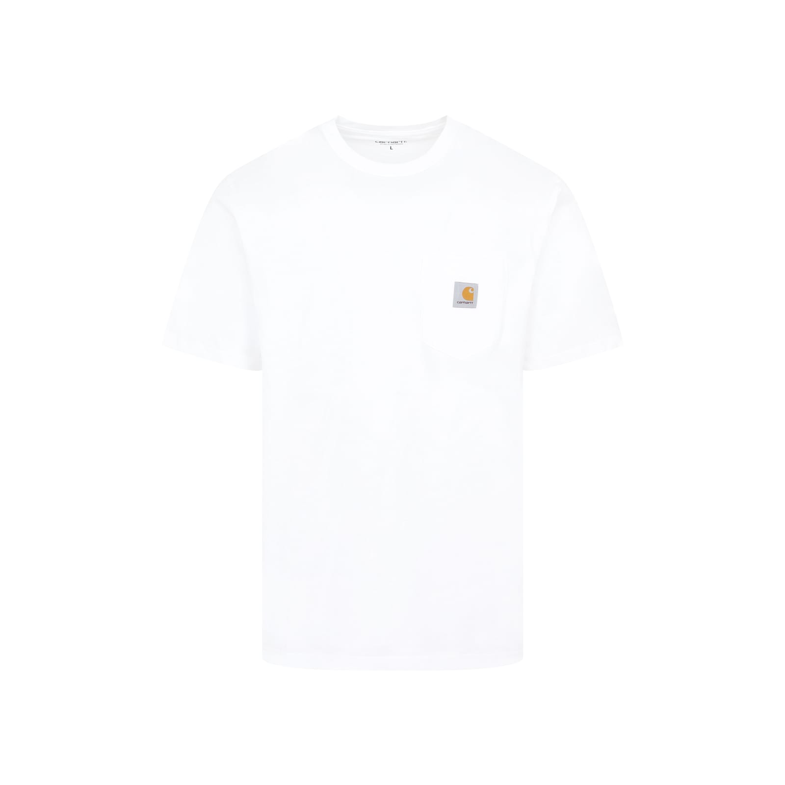 Carhartt Cotton T-shirt With Logo Patch In White