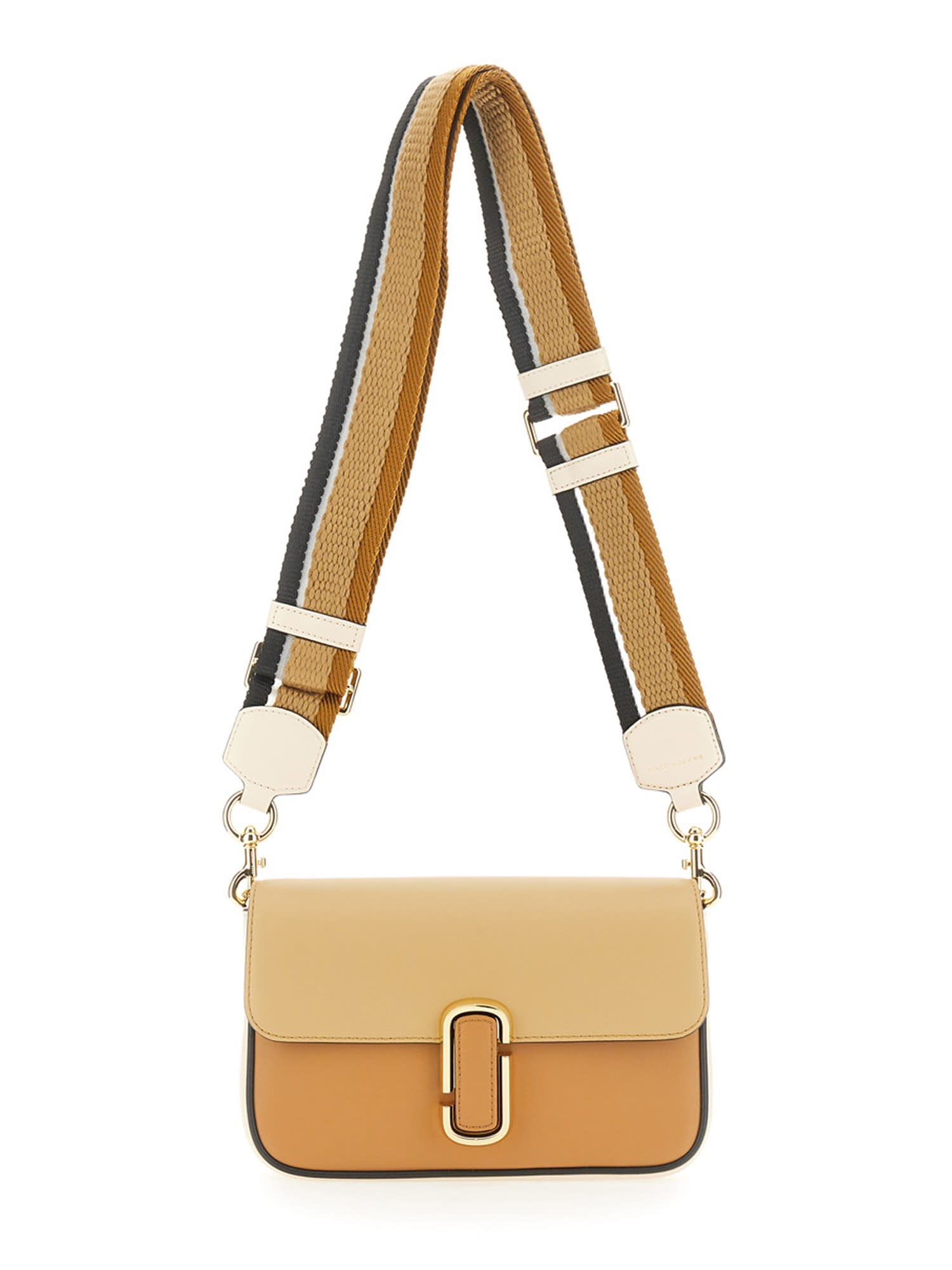 Shop Marc Jacobs The J Marc Shoulder Bag In Brown
