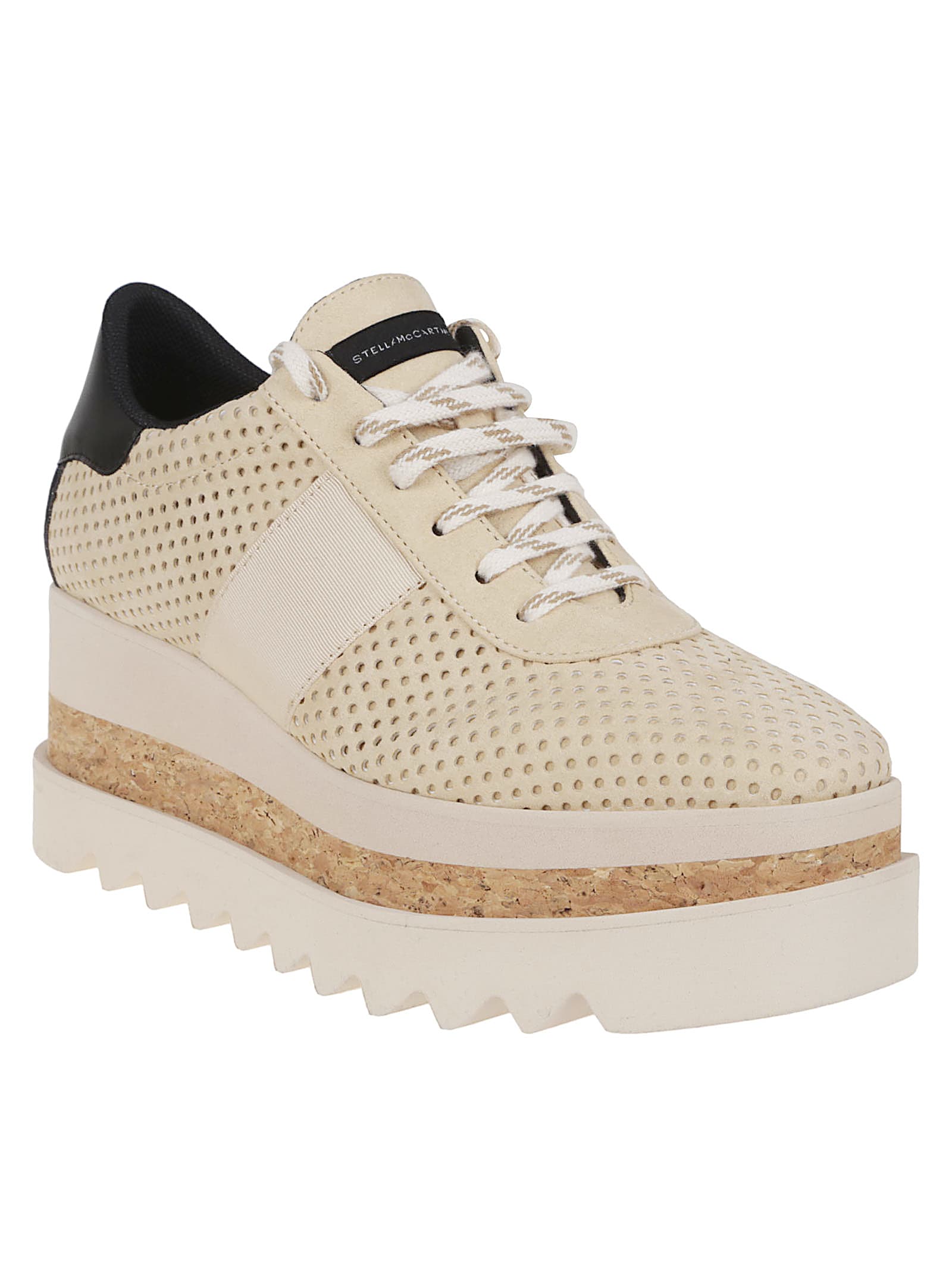 Shop Stella Mccartney Sneakelyse Alter Suede In Dust